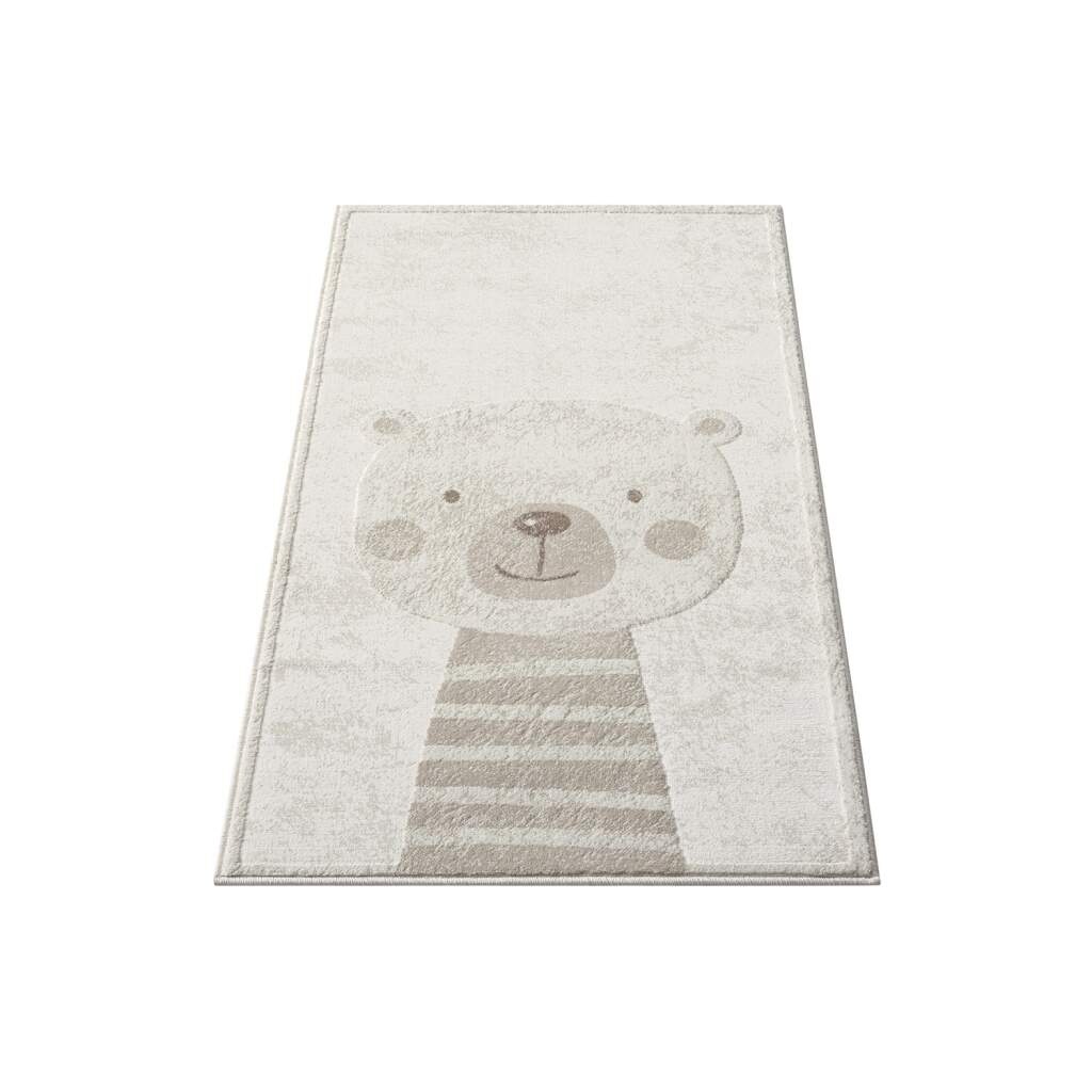 Carpet City Kinderteppich »MARA710«, rechteckig, 11 mm Höhe, Kinderzimmer, Kurzflor,robust,Tiere, Spielzimmer