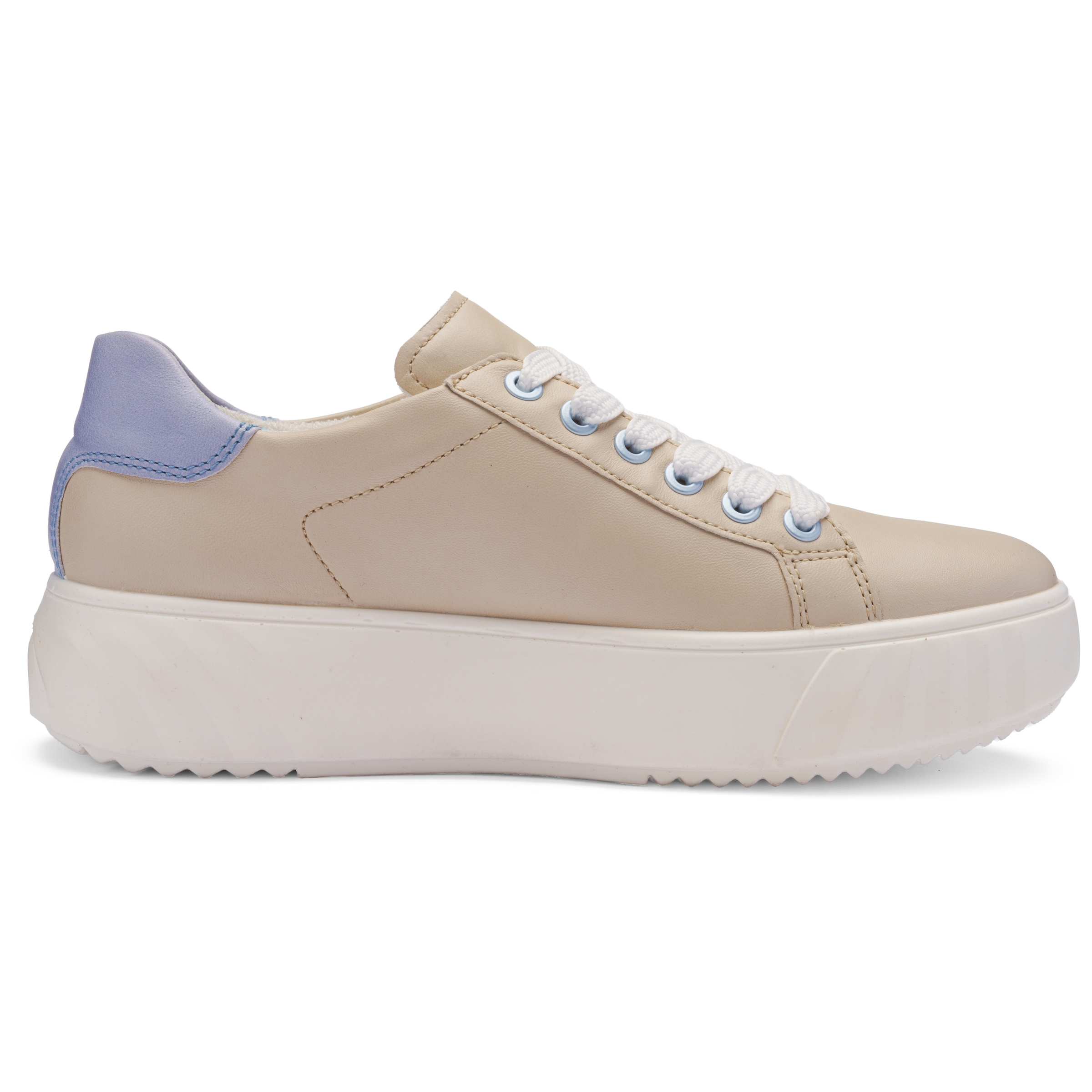 Ara Plateausneaker »MONACO«  Freizeitschuh, Halbschuh, Schnürer mit Kontrastbesatz, H-Weite