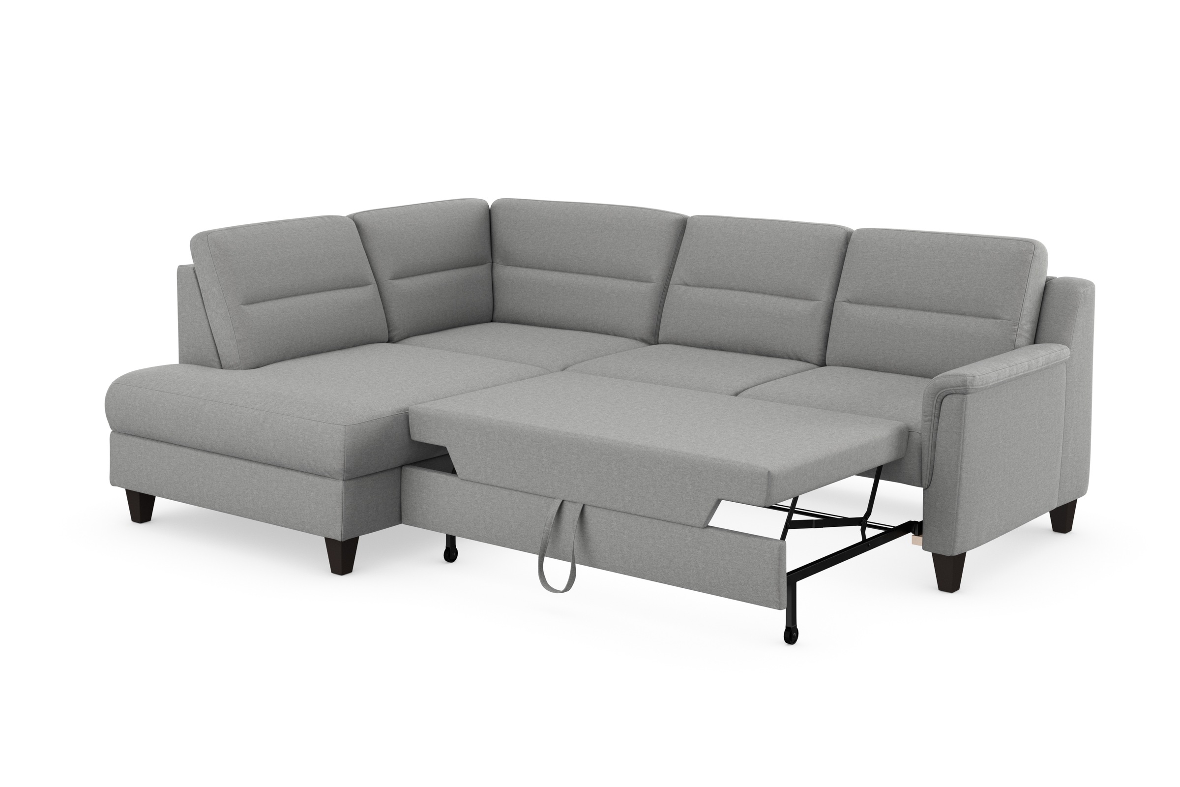 sit&more Ecksofa »Farö L-Form«, inklusive Federkern, wahlweise mit Bettfunktion und Bettkasten