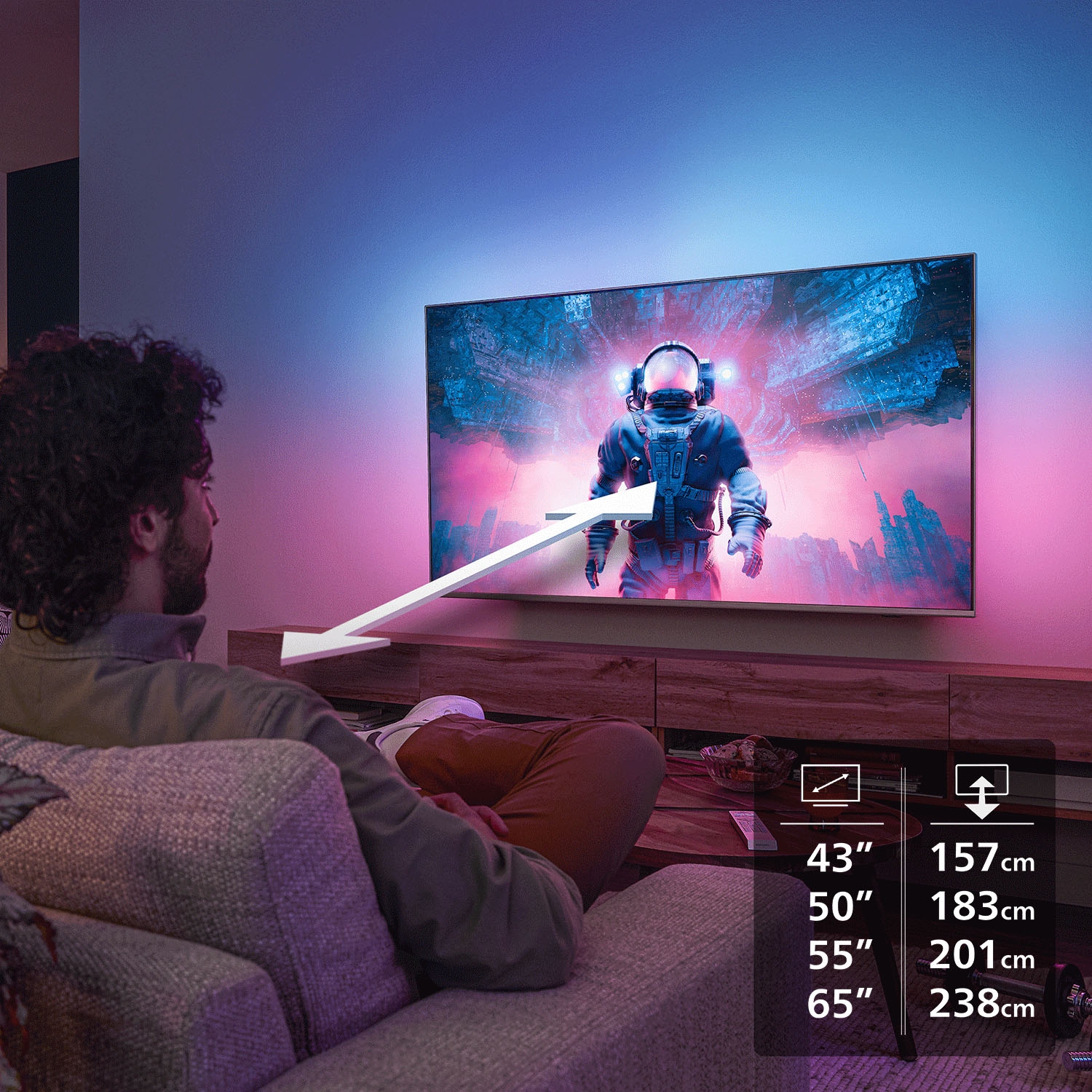 Philips QLED-Fernseher »55PQS8501/12« 139 cm/55 ″ Smart-TV