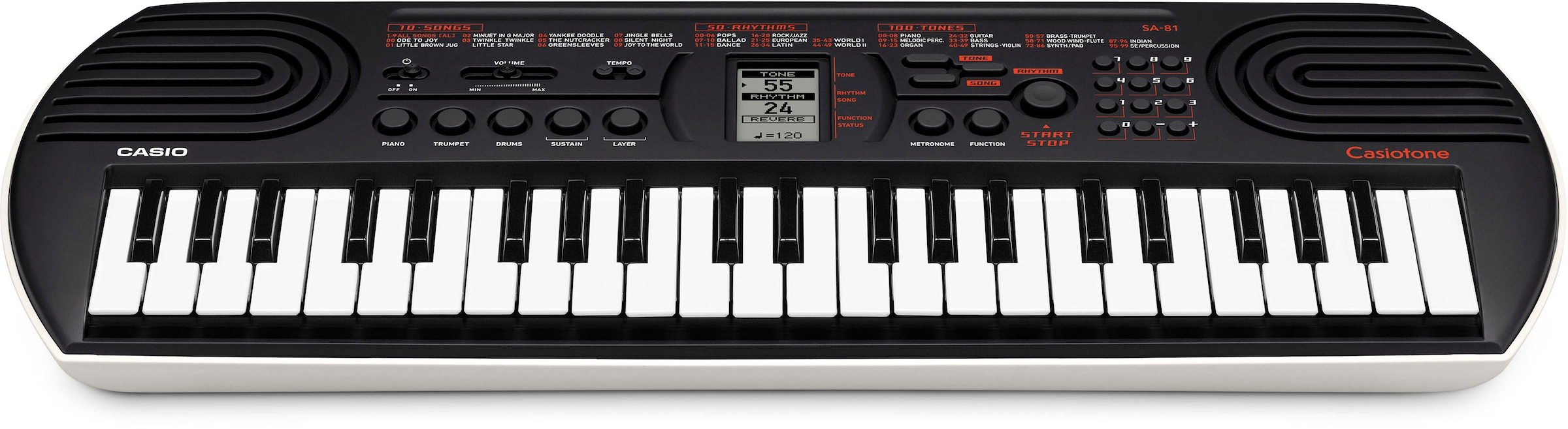 CASIO Home-Keyboard »Mini-Keyboard SA-81«, mit 44 Tasten