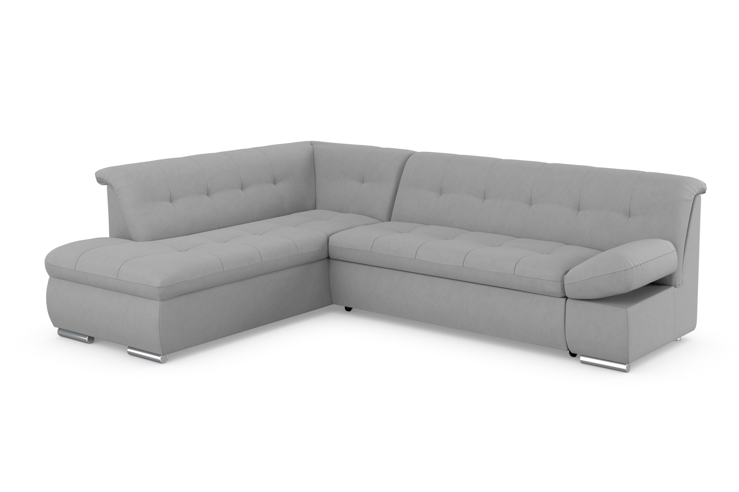 DOMO collection Ecksofa »Mona L-Form«, wahlweise mit Bett- und Armlehnfunktion