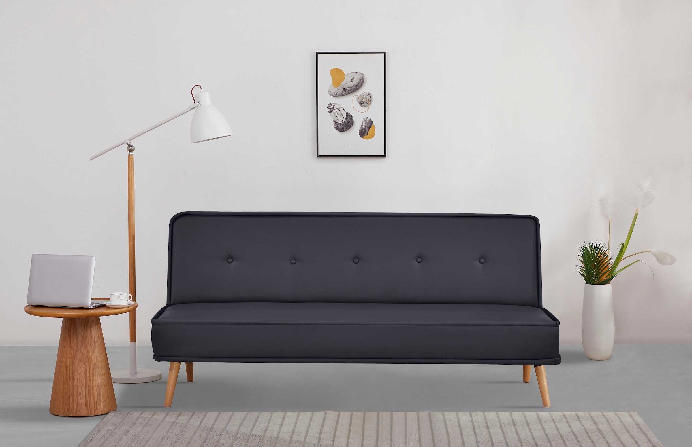 INOSIGN Schlafsofa »ARBON,183cm, klappbarer 3-Sitzer mit verstellbarer Rück günstig online kaufen