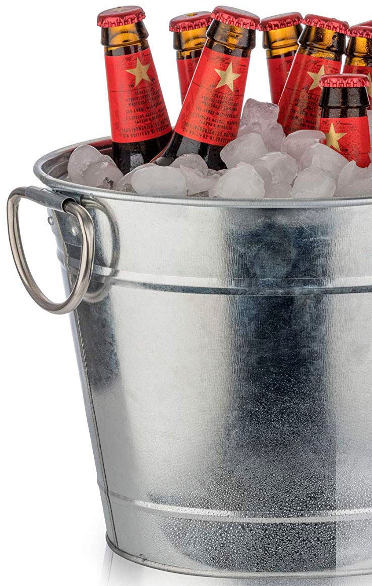 Buddy's Wein- und Sektkühler, (1 tlg.), Fassungsvermögen 11 Liter, Metall