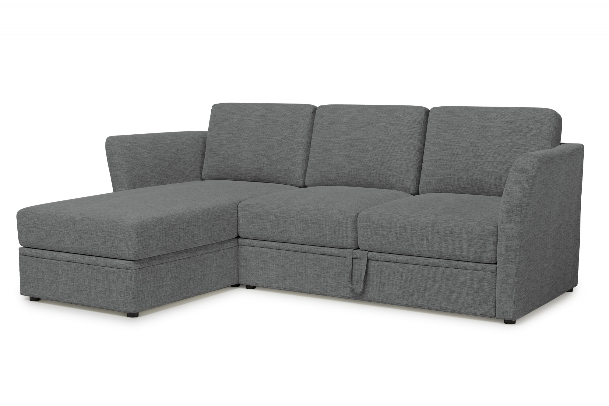 Home affaire Ecksofa »Lavars, L-Form, Schlafsofa«, mit Bettfunktion und Stauraum, in zwei verschiedenen Bezugsqualitäten