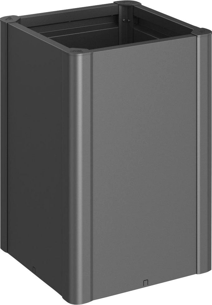 BIOHORT Hochbeet »BELVEDERE maxi 0, 5x0, 5, verschiedene Farben« 53x53x77 cm, extrem langlebig, aus Metall dunkelgrau-metallic