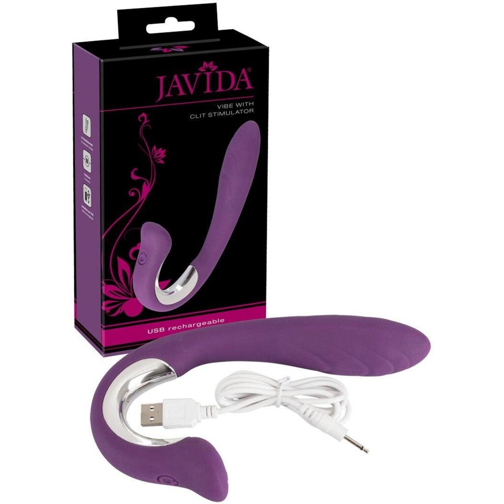 Javida G-Punkt-Vibrator »Javida Vibe mit Klitorisstimulator«