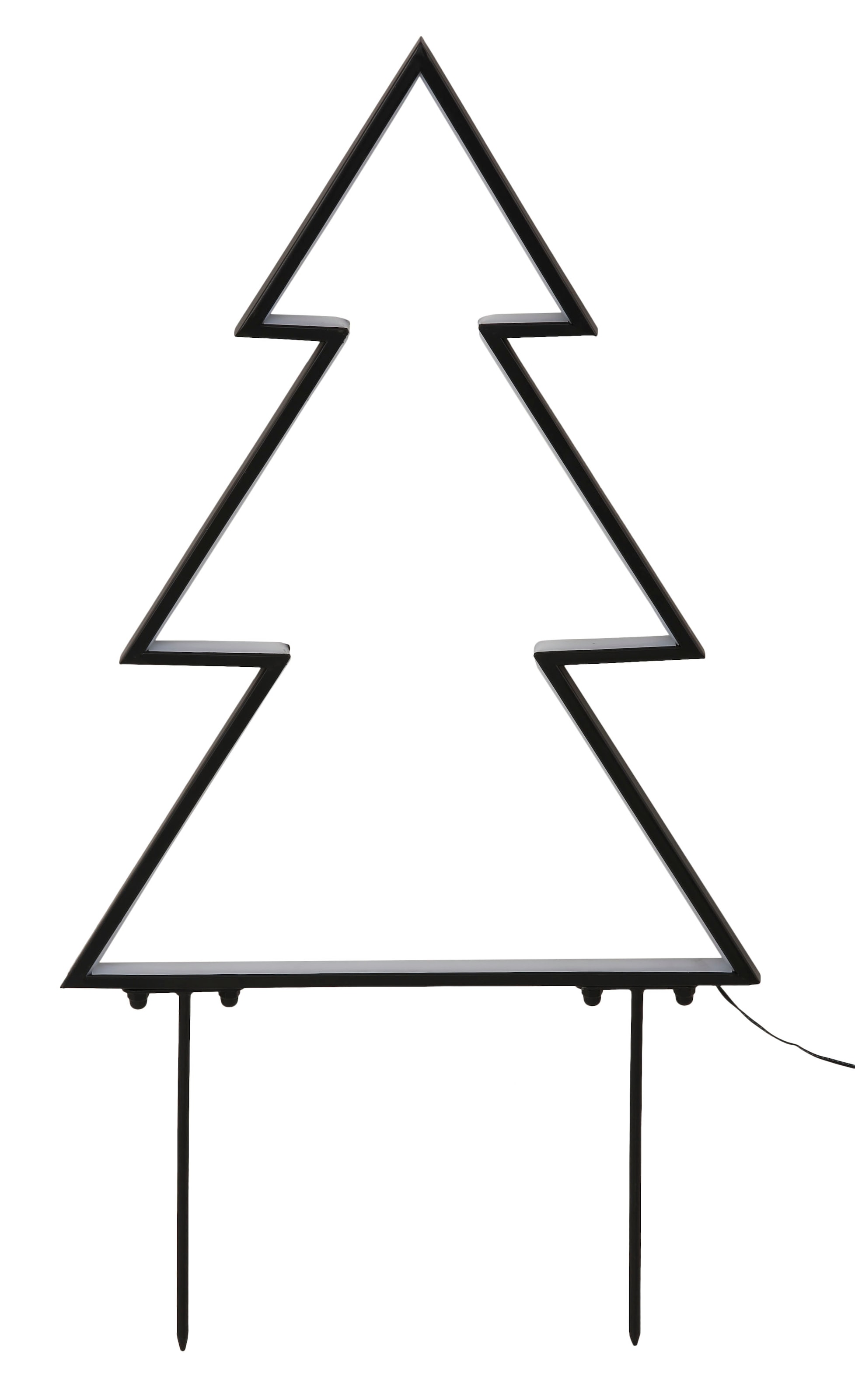 auf LED und Weihnachtsdeko Kunststoff aus Raten flammig-flammig, Baum bestellen aussen BONETTI »Tanne«, Metall, 240