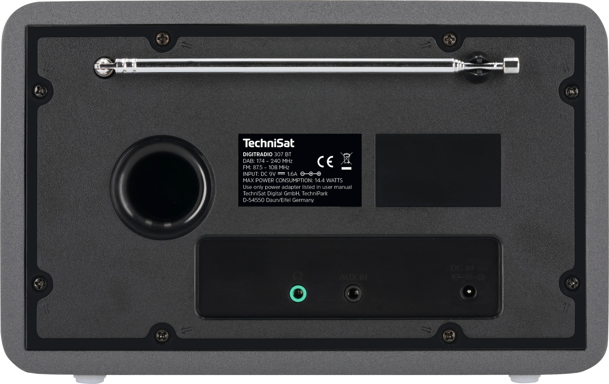 TechniSat Radio »DIGITRADIO 307 BT«, (Bluetooth Digitalradio (DAB+)-UKW mit RDS 5 W)