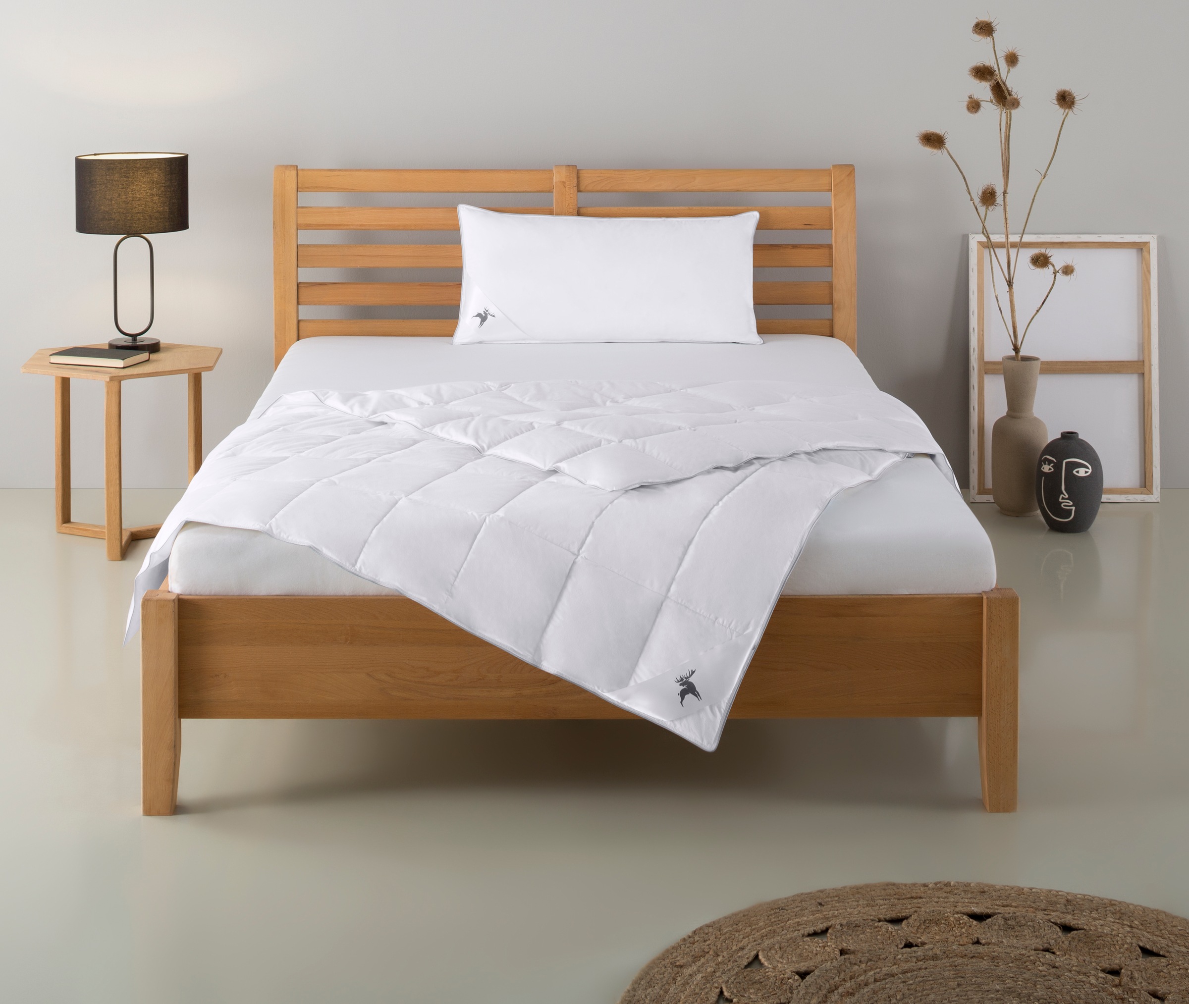 Älgdröm Daunenbettdecke + Kopfkissen »Lodiken, Bettdecke 135x200 cm, 155x22 günstig online kaufen