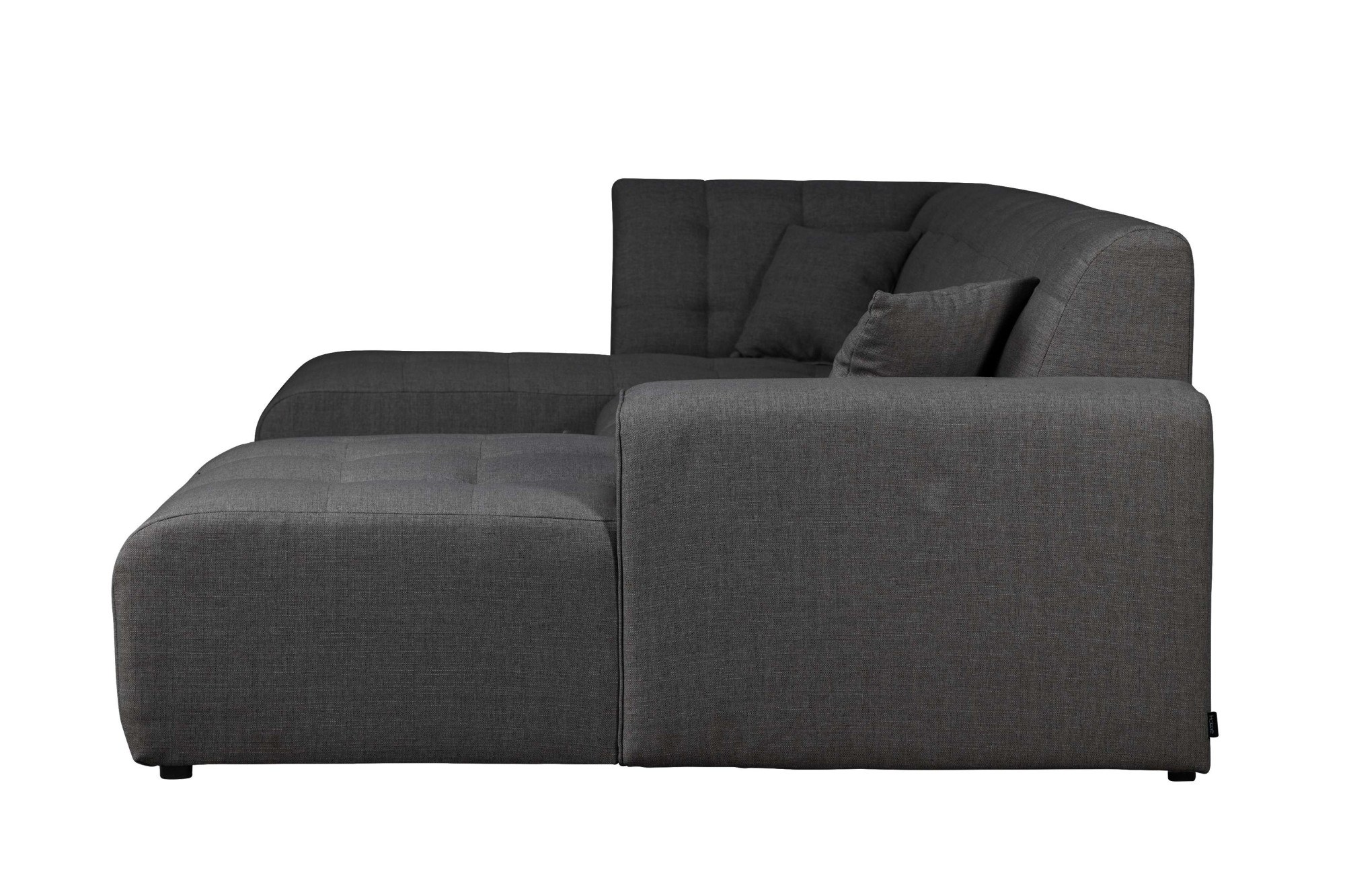 Home affaire Wohnlandschaft »Nosia U-Form«, incl. 2 Zierkissen, mit feiner Steppung