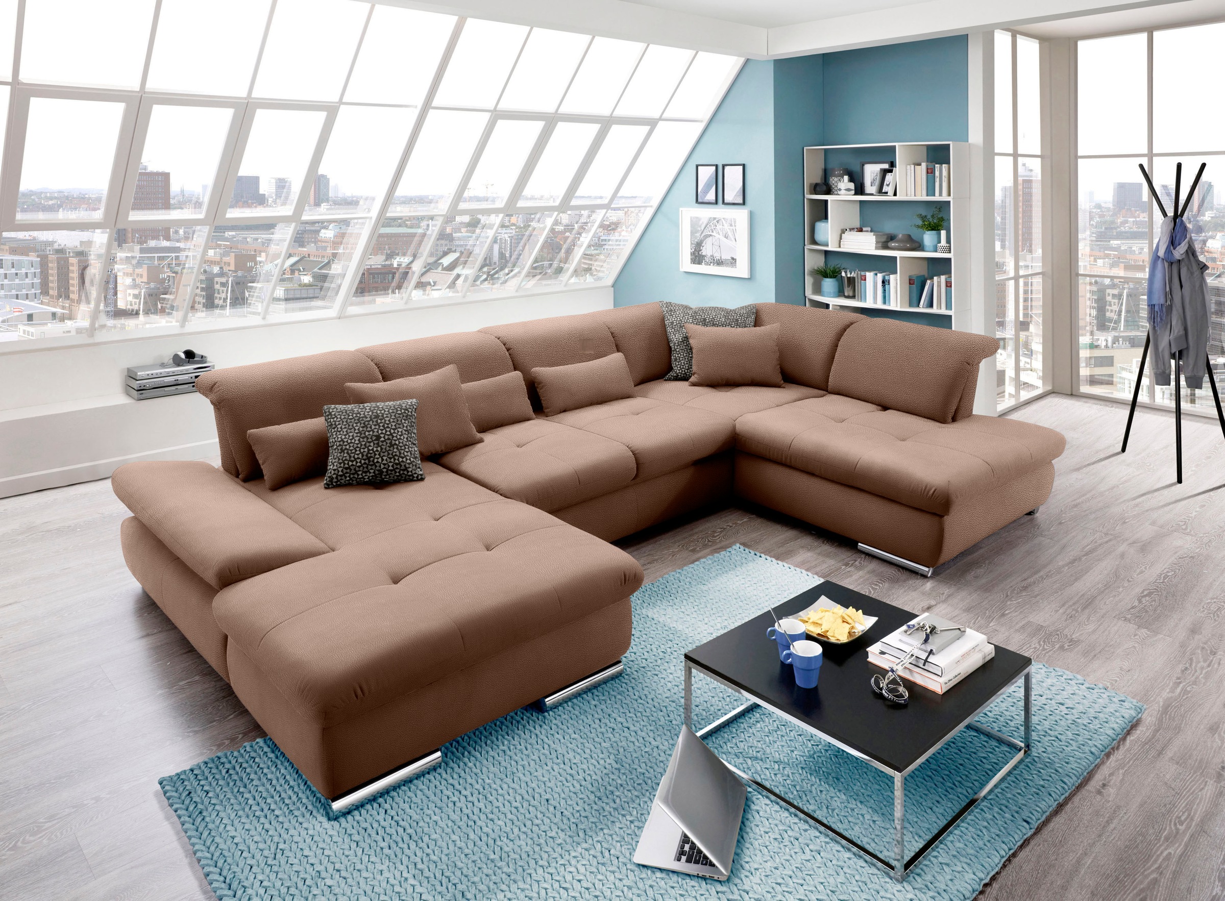 set one by Musterring Wohnlandschaft "SO 4100 komfortable Federkernunterfed günstig online kaufen