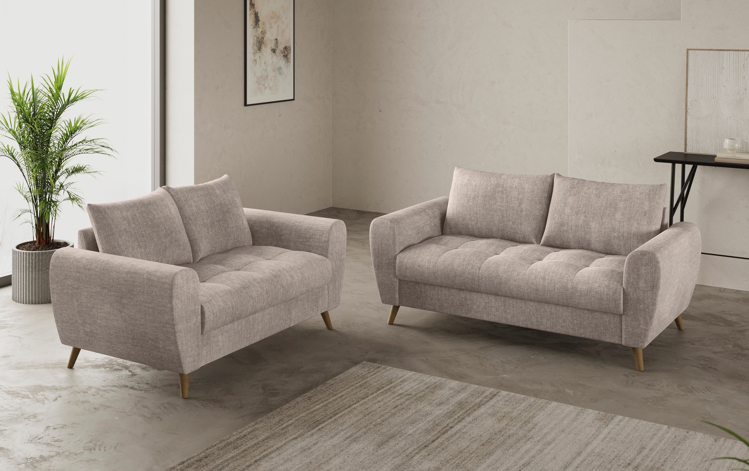 Mr. Couch 2-Sitzer "Blackburn II" Wahlweise mit Kaltschaumpolsterung bis 14 günstig online kaufen