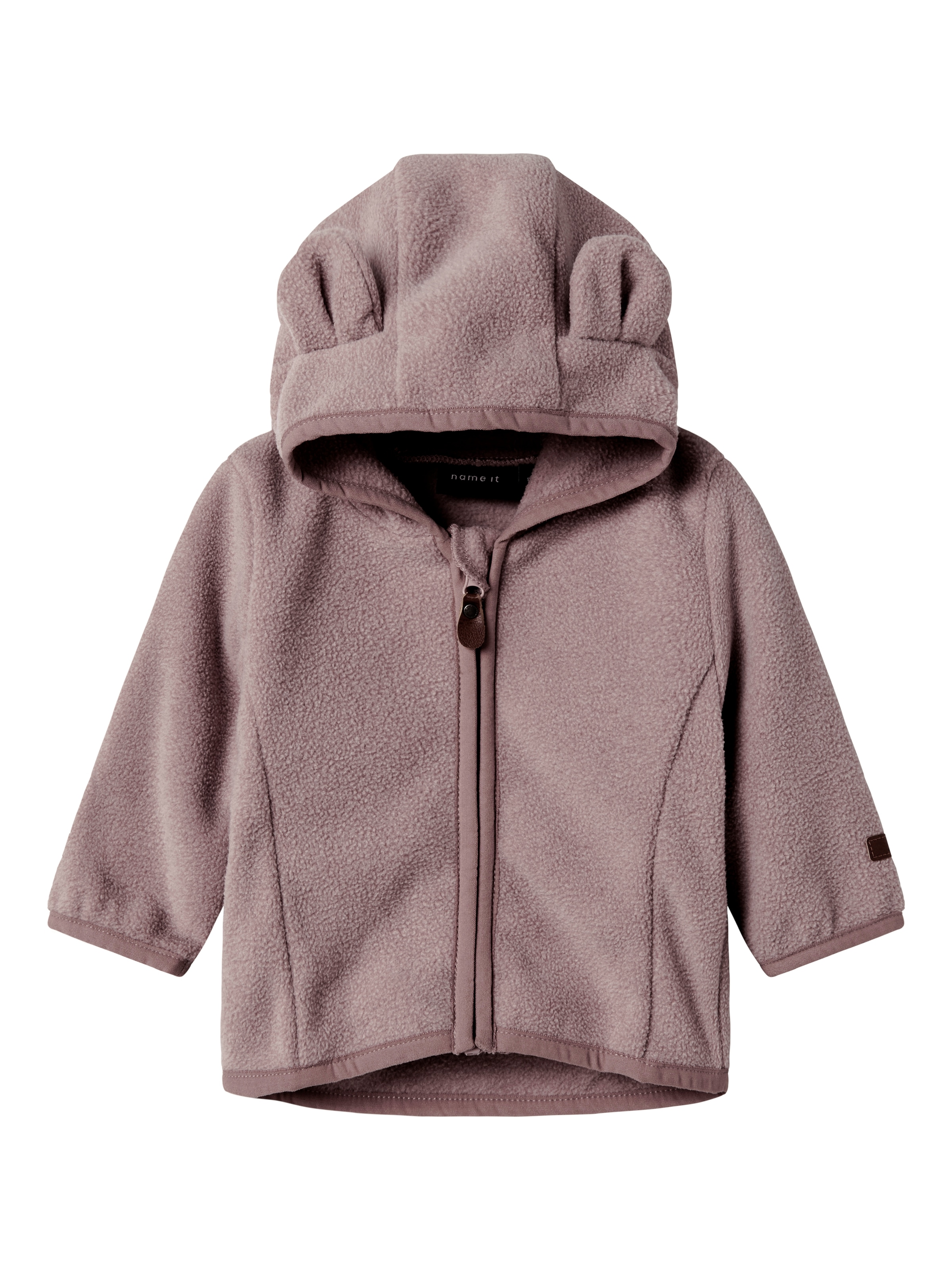 Name It Kapuzenfleecejacke »NBNMEEKO FLEECE JACKET MELANGE«, mit Kapuze