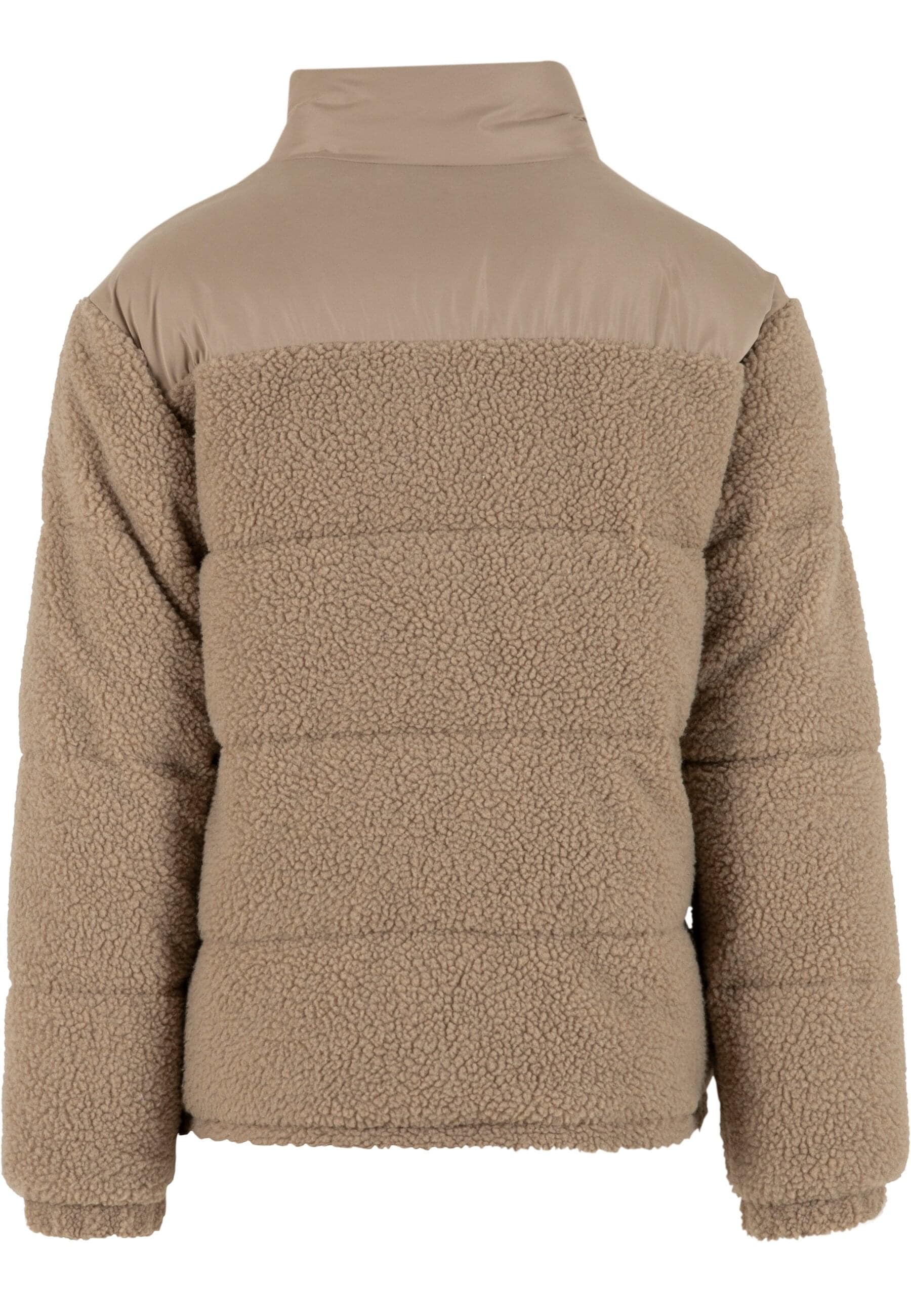 URBAN CLASSICS Winterjacke »Urban Classics Teddy Puffer Jacket« 1 Stk. tlg. ohne Kapuze