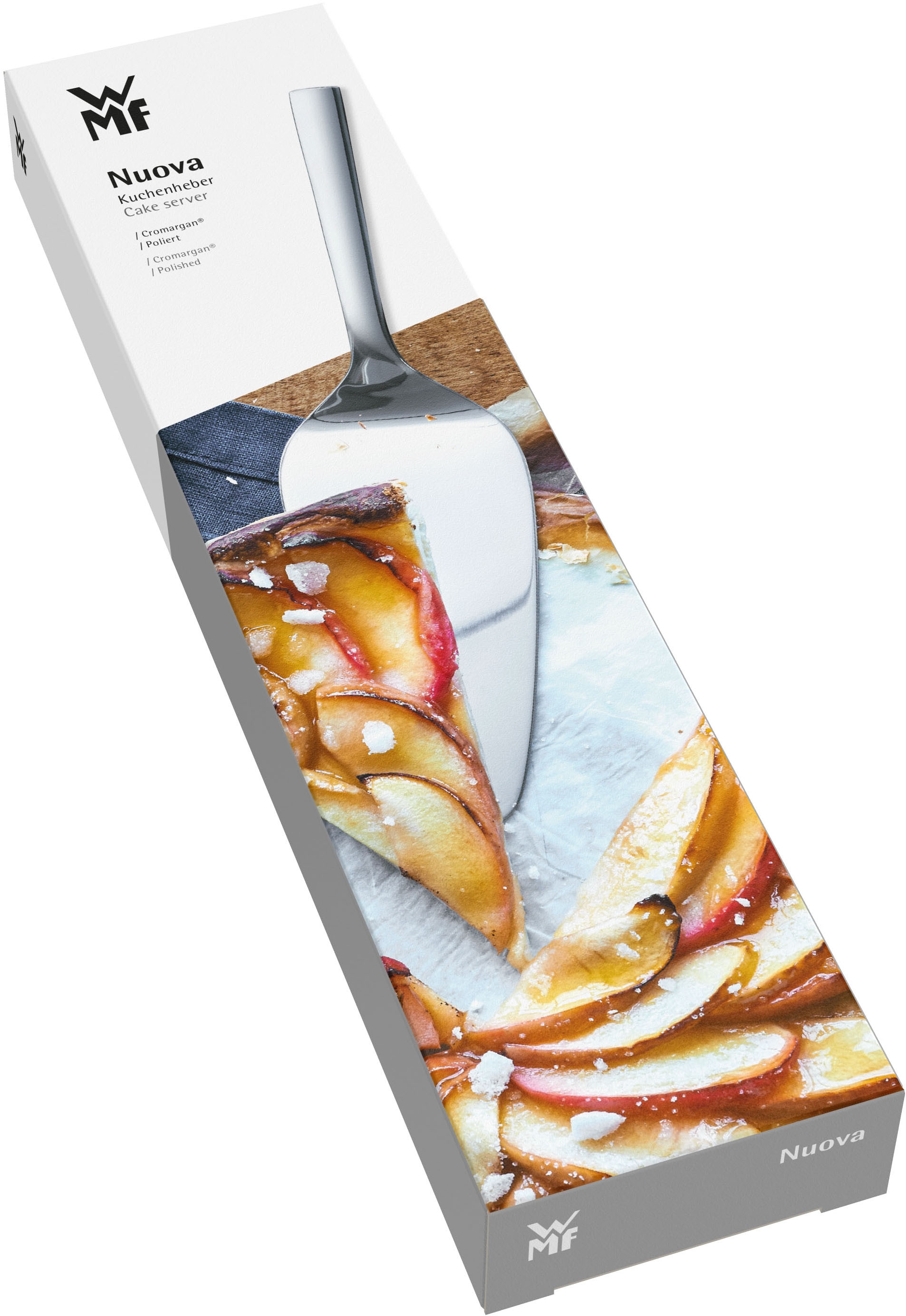 WMF Tortenheber »Nuova«, (1 tlg.), Kuchenheber, Cromargan Edelstahl rostfrei 18/10, Geschenkverpackung
