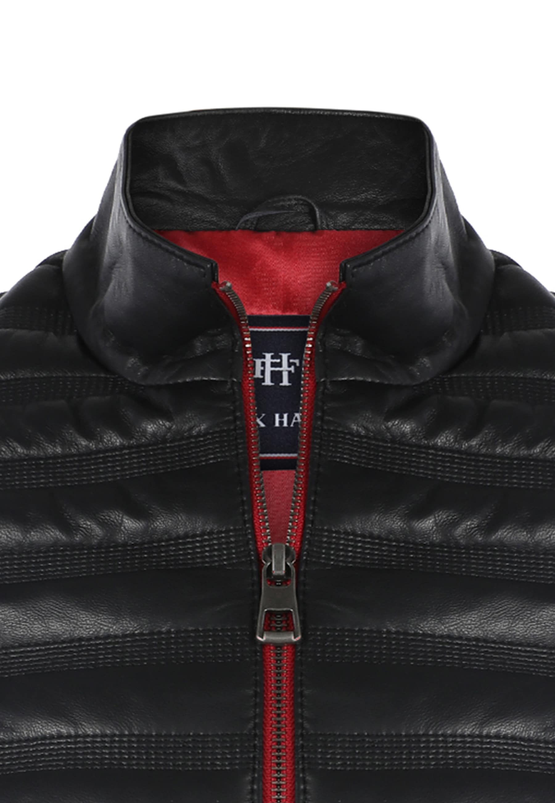 Felix Hardy Lederjacke »Sportliche Lederjacke mit Reißverschluss«