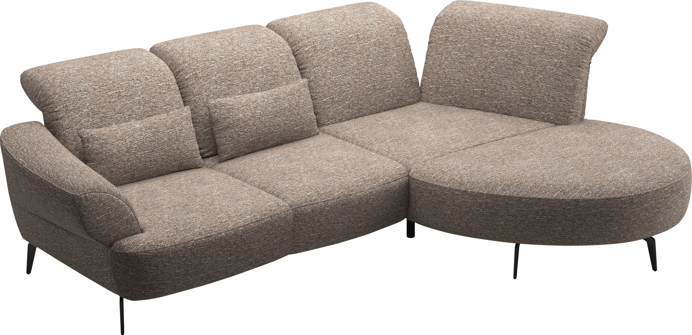 sit&more Ecksofa »Dance«, inkl.System Click&Seat und Sitztiefenverstellung