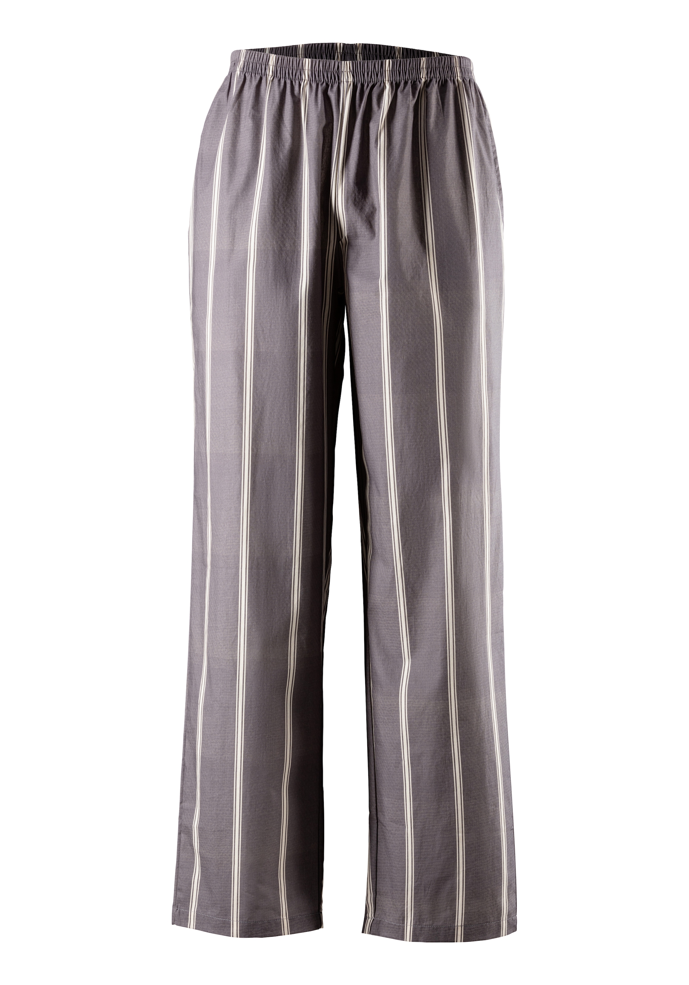 s.Oliver Pyjama, (2 tlg., 1 Stück), Schlafanzug mit Streifen und modischem Reverskragen