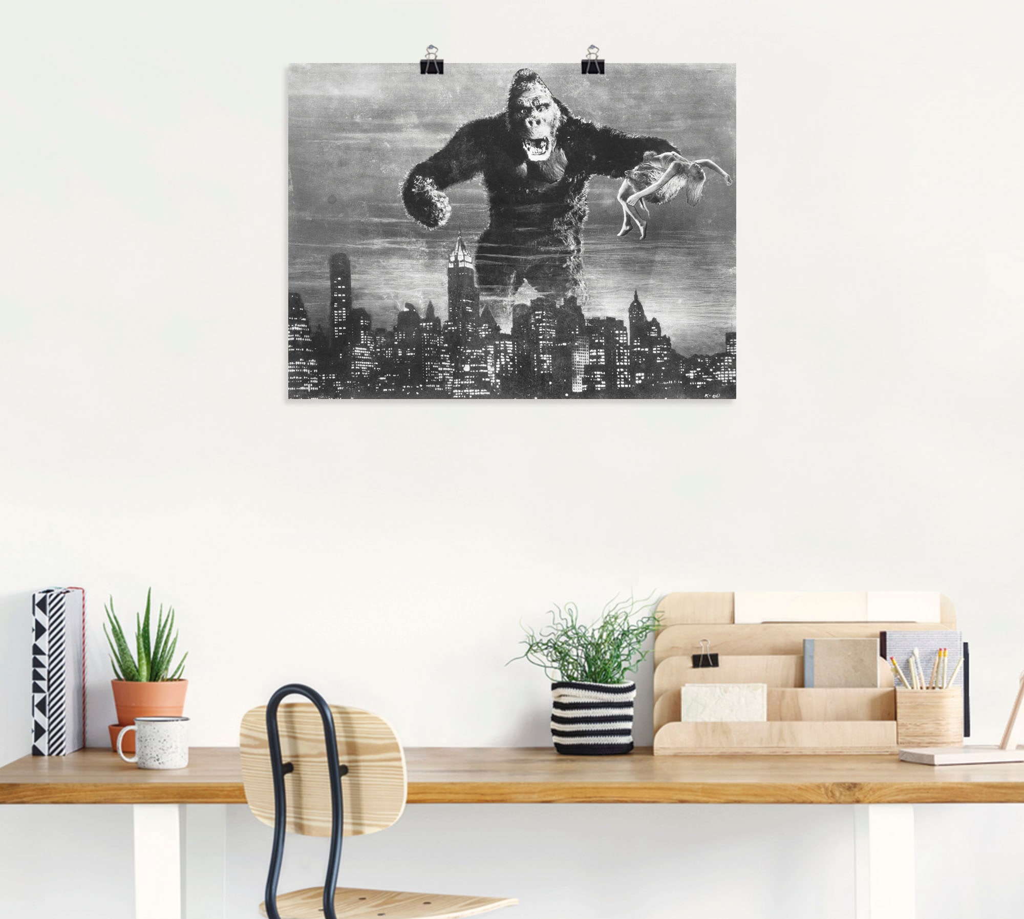 Artland Poster »King Kong 1933 II« Film 1 Stk. tlg. ohne Rahmen