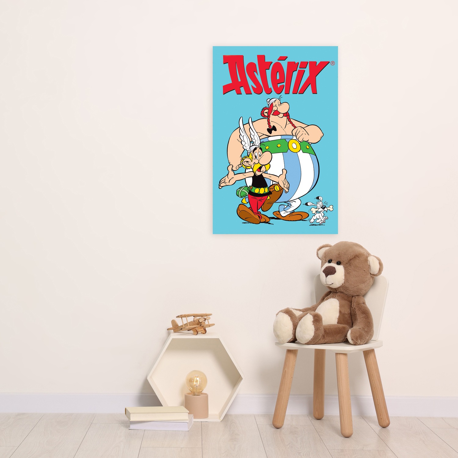 LuckyLinde Leinwandbild »Asterix, Obelix und Idefix«, Cartoon-Comic-Fantasy günstig online kaufen