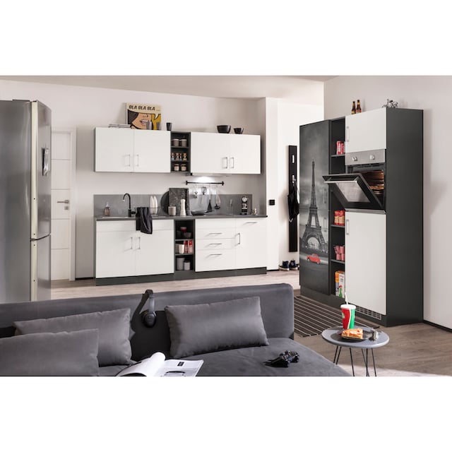 HELD MÖBEL Küchenzeile »Paris«, mit E-Geräten, Breite 390 cm auf Rechnung  kaufen