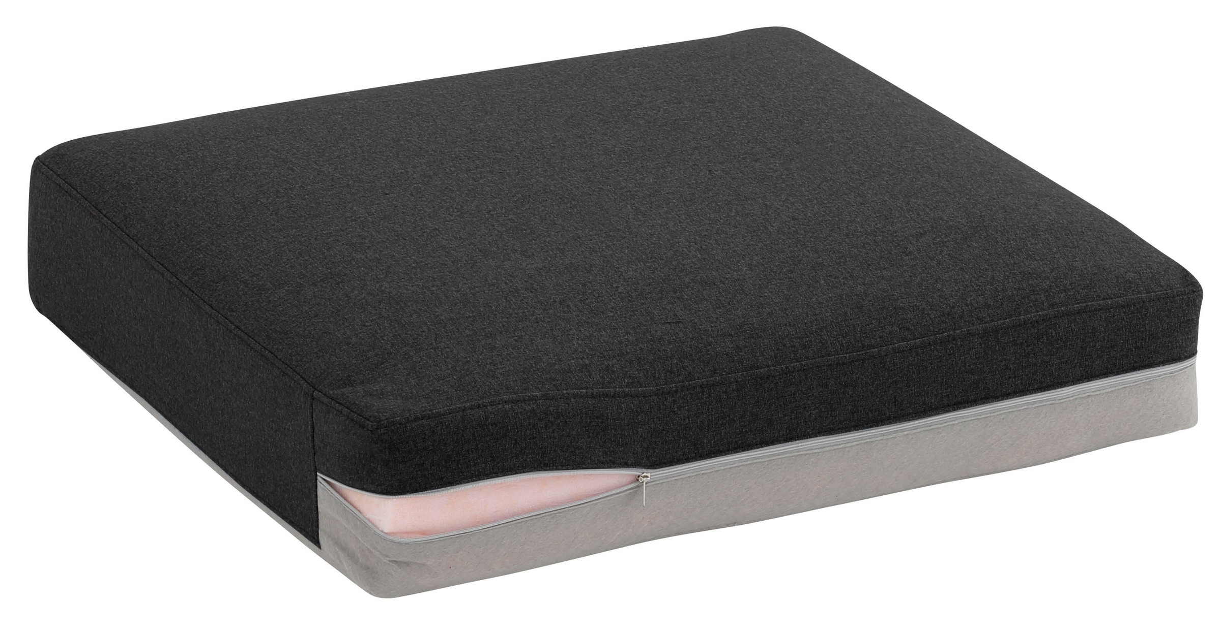 Home affaire Ecksofa »MARSEILLE (242/152cm),L-Form, Rec. rechts/links«, Massivholzbeine Eiche, Landhausstil, Wellenunterfederung