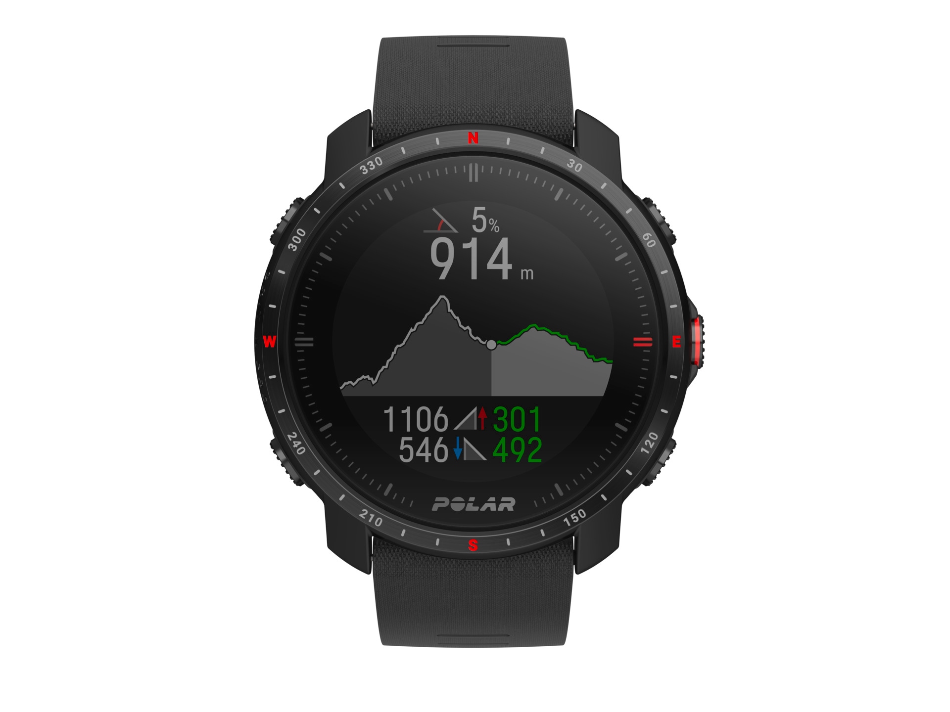 Polar Smartwatch »GRIT X PRO«, (3,05 cm / 1,2 Zoll), Proprietär, 0,064 GB, GPS Navigation 10 ATM)