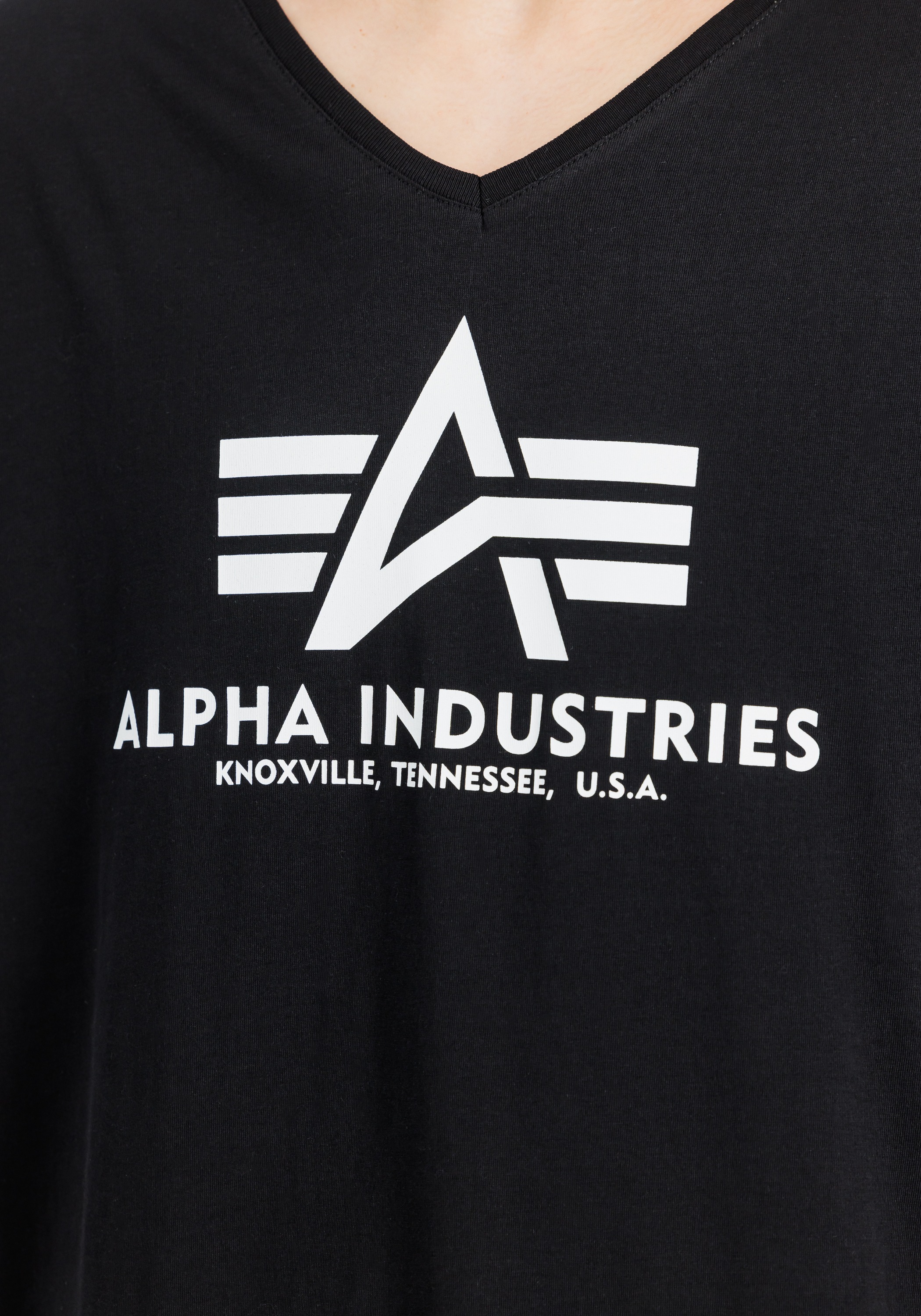 Alpha Industries T-Shirt »Alpha Industries Men - T-Shirts Basic V-Neck T«