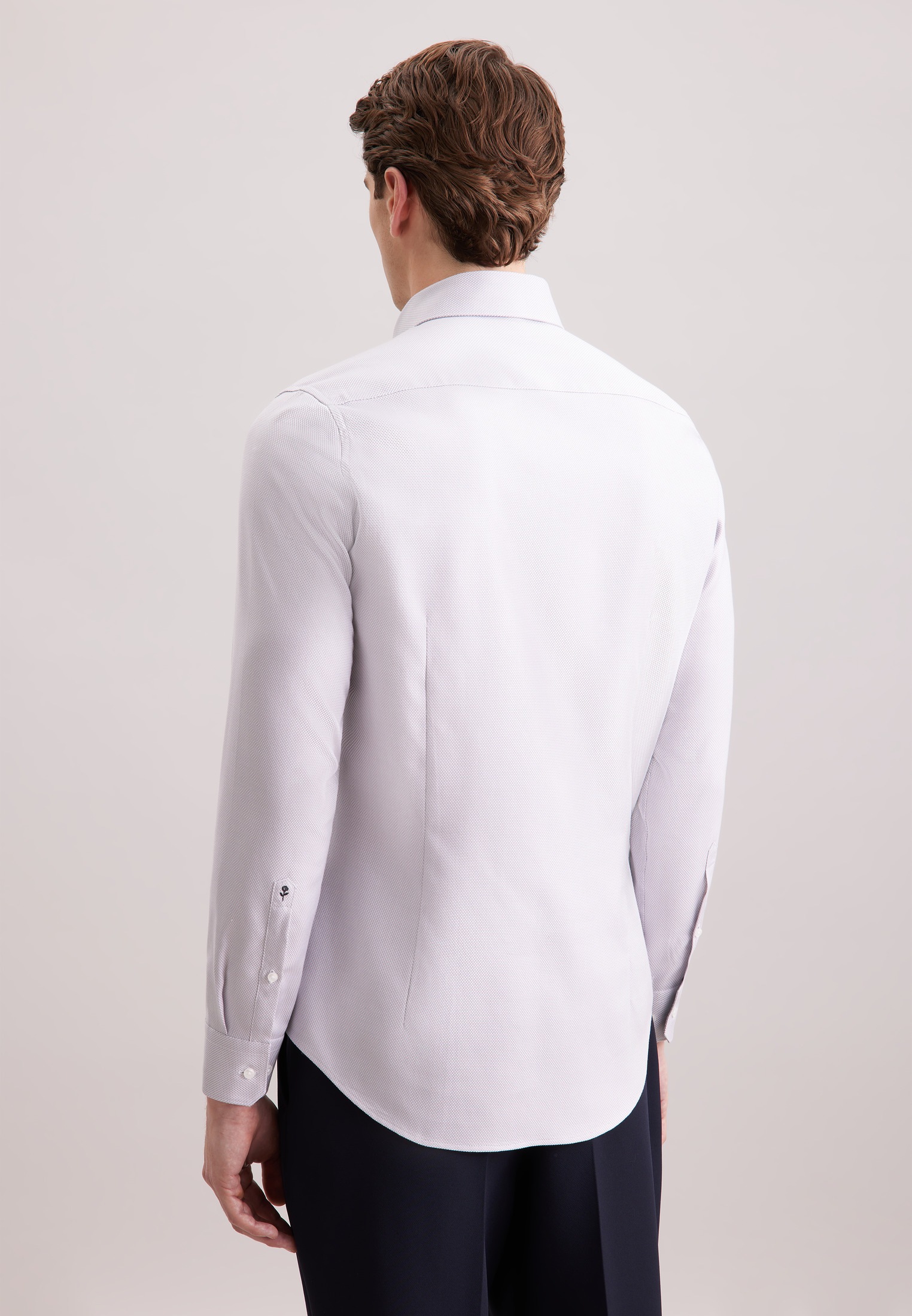 seidensticker Businesshemd »Schwarze Rose«, Shaped 1/1 Covered-Button-Down-Kragen