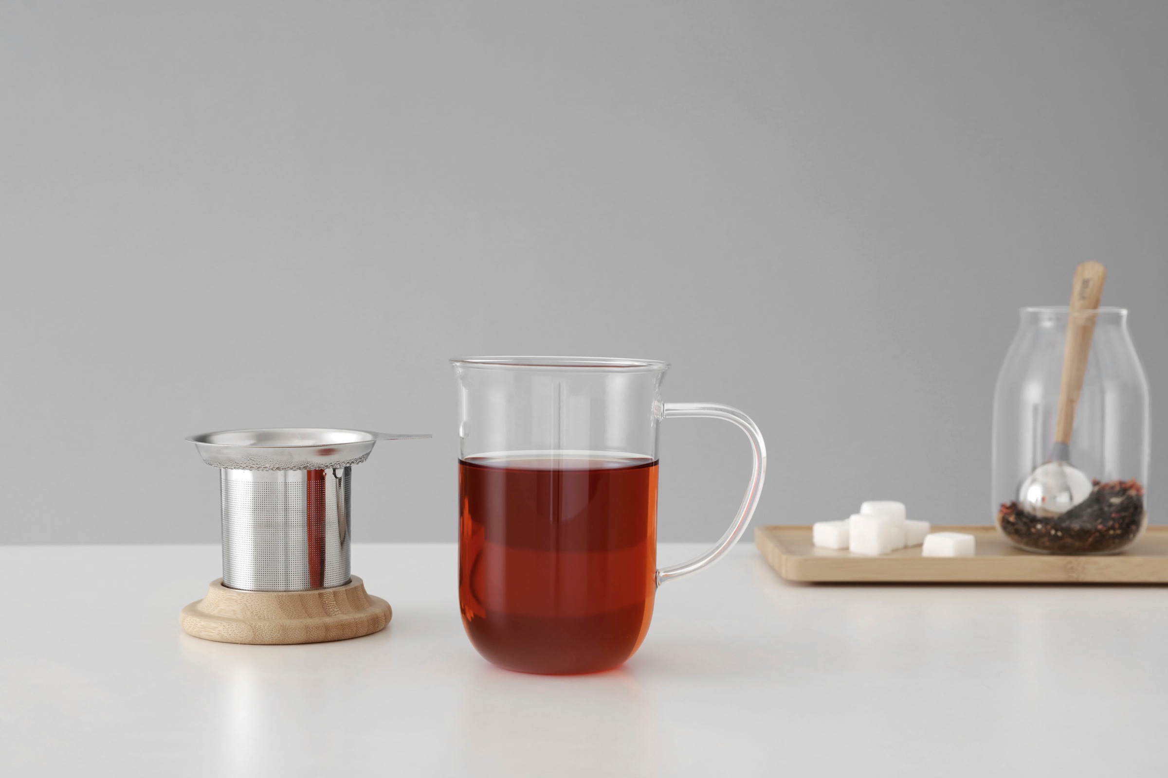 2. Bild von VIVA SCANDINAVIA Tasse »Balance«, mit Holzdeckel, 500 ml