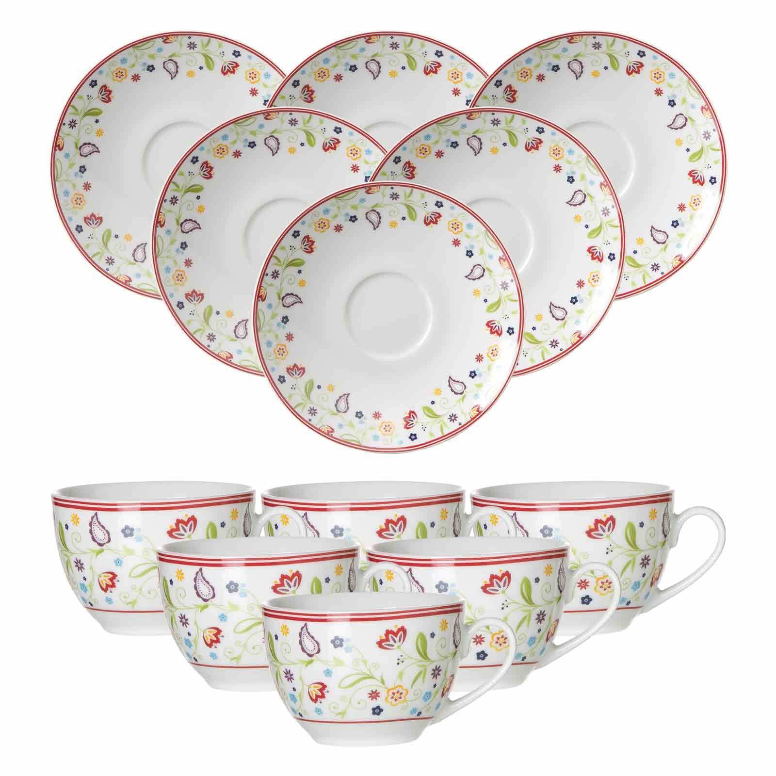 Ritzenhoff & Breker Tasse »Kaffeetassen mit Untertassen Shanti 220 ml 6er S günstig online kaufen