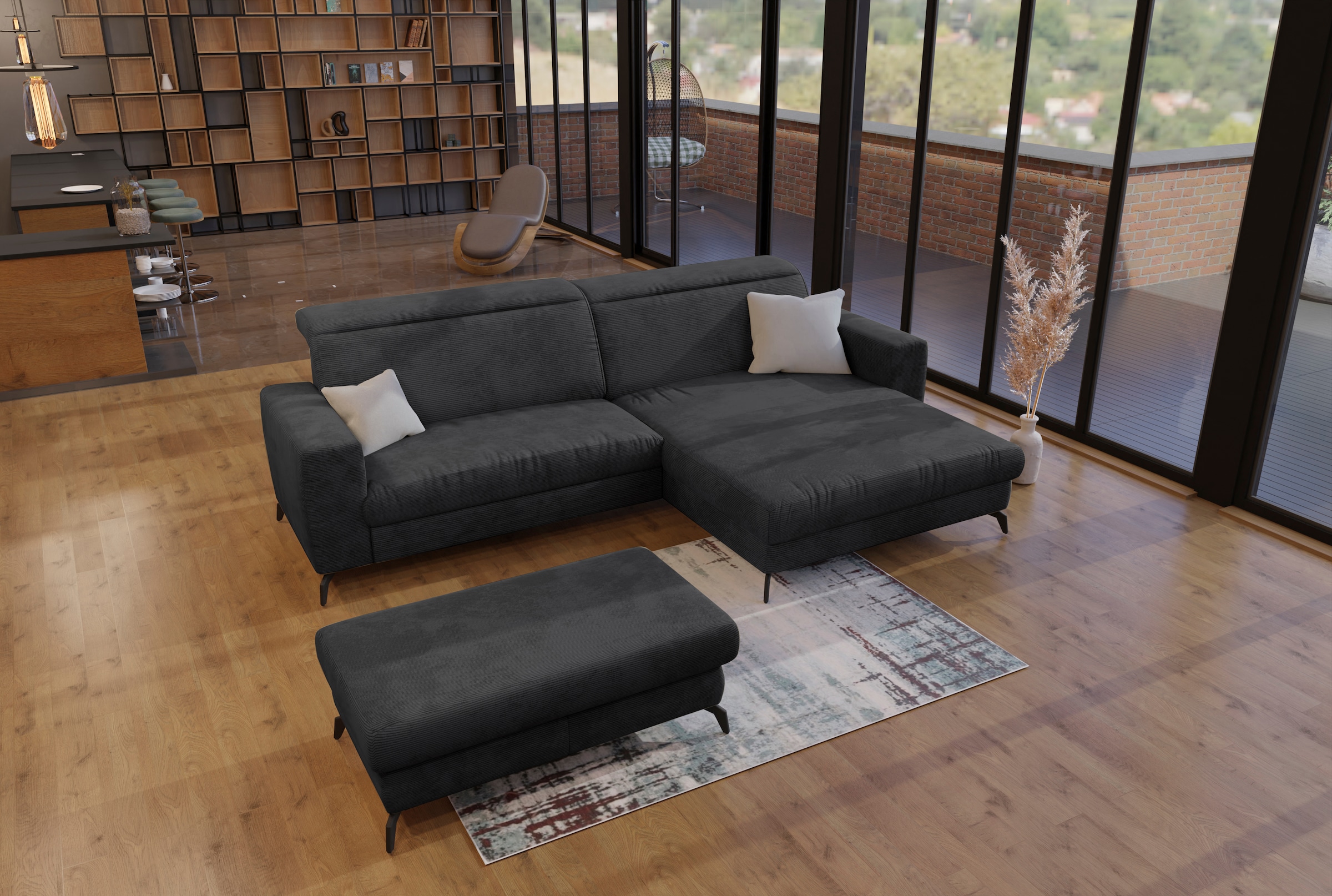 sit&more Ecksofa »Bolero L-Form« günstig online kaufen