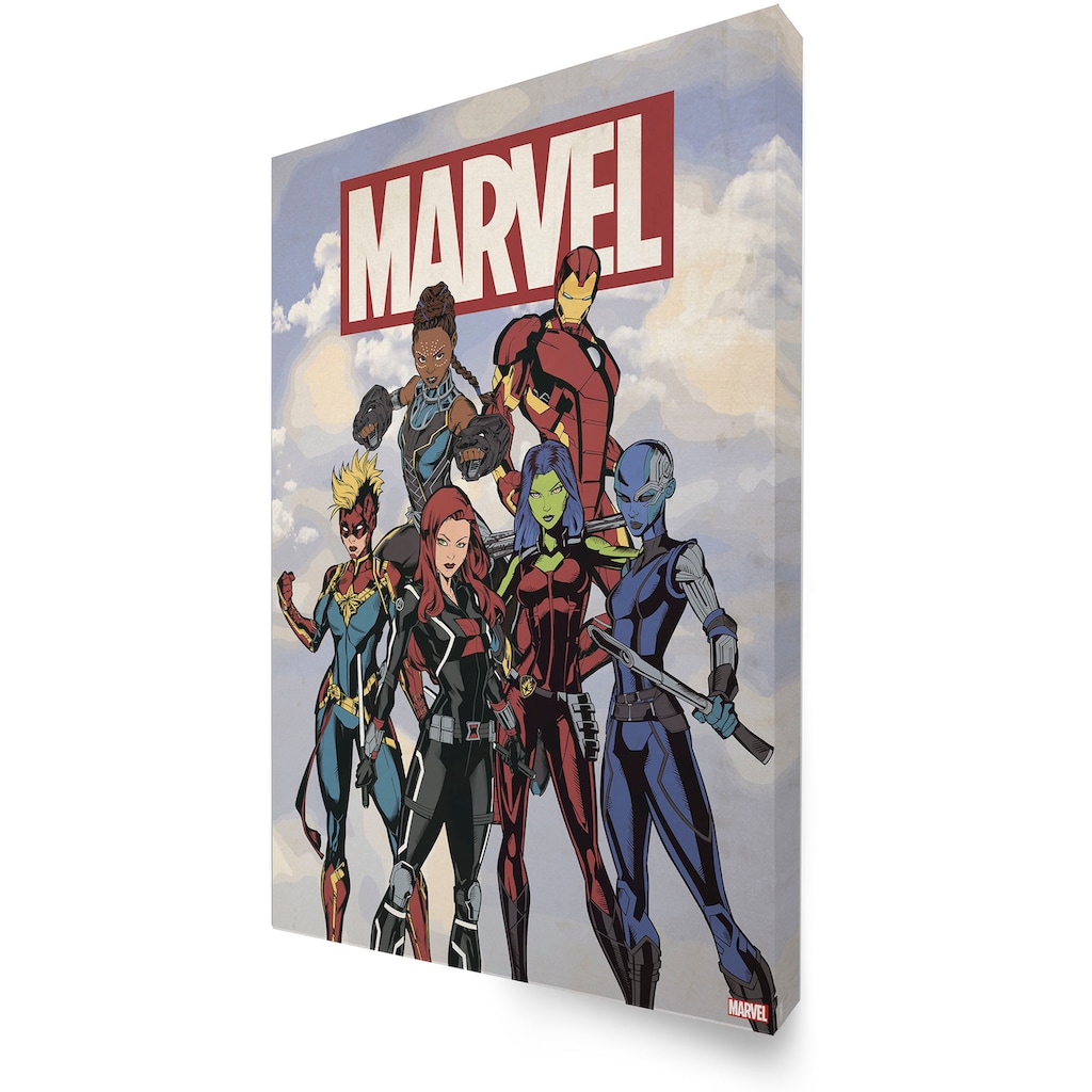 MARVEL Leinwandbild »Marvel Avengers group«, (1 St.)