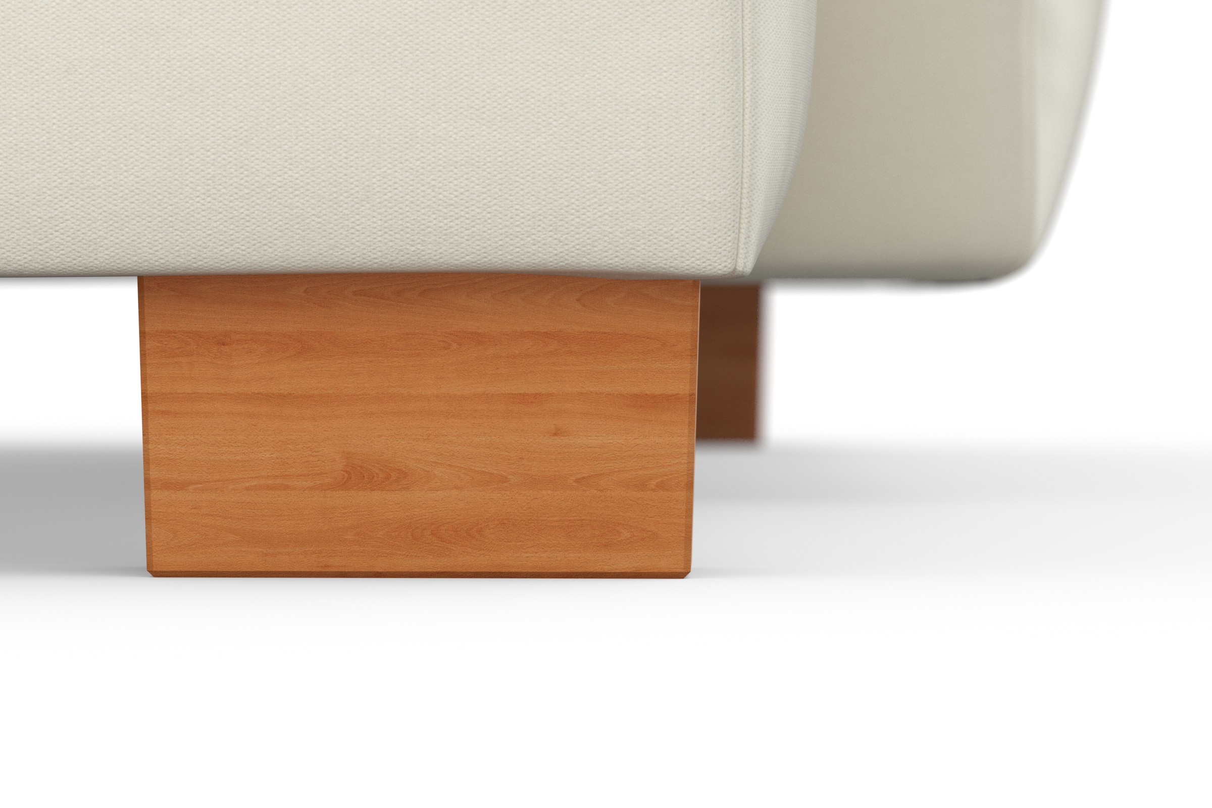 sit&more Ecksofa »Dundee L-Form«, mit Federkern und Massivholzfüßen, wahlweise mit Kopfteilverstellung