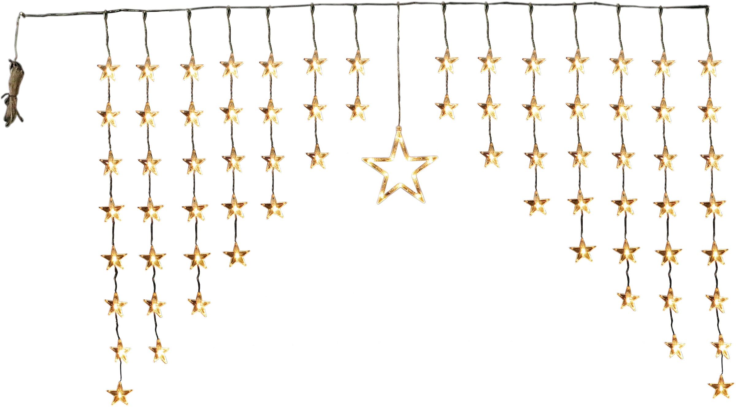 (6/18h) aussen«, »Weihnachtsdeko online mit bestellen 80 Timer Star-Max einem St.-flammig, LED-Lichtervorhang