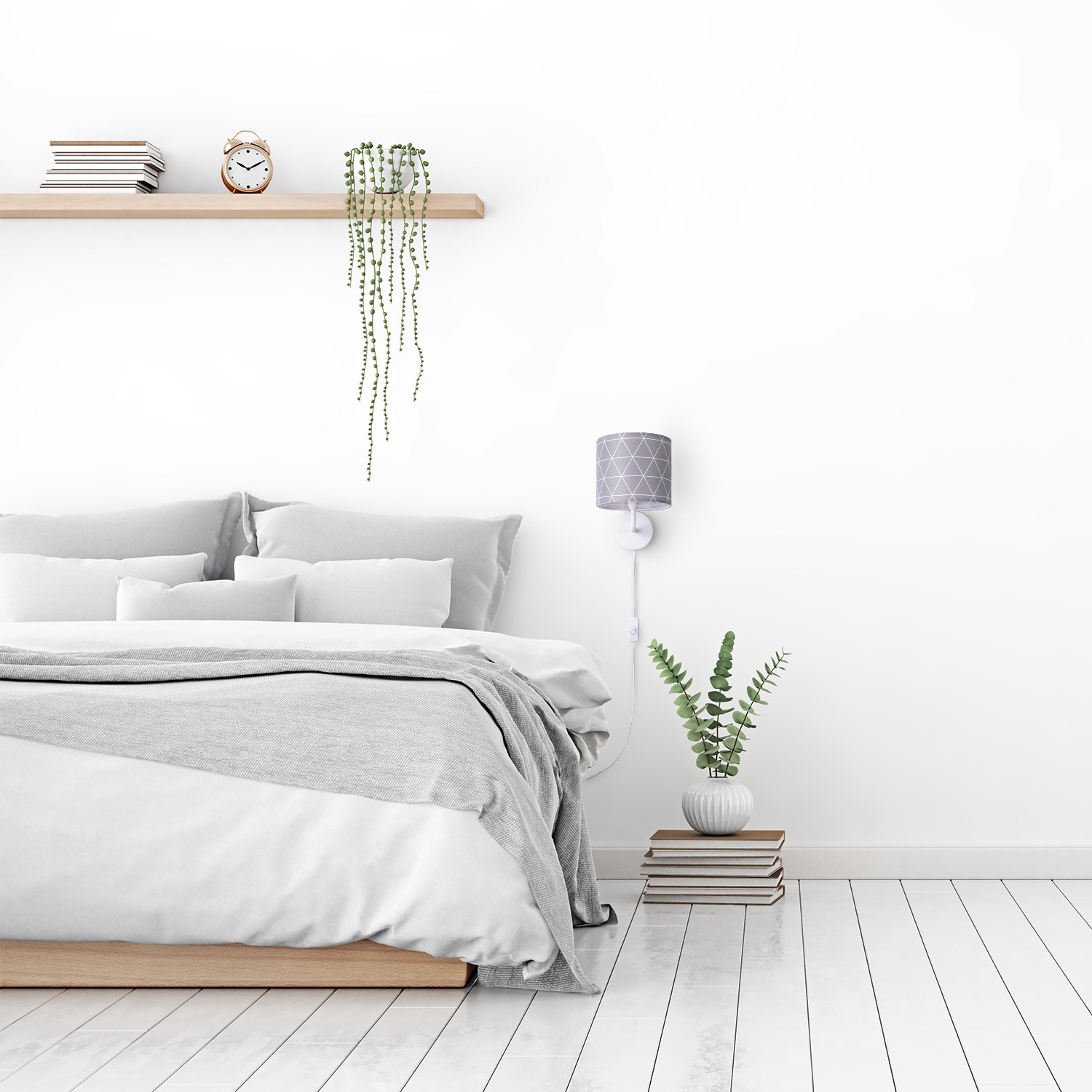 Paco Home Wandleuchte »Stella 401«, 1 flammig, Leuchtmittel E14   ohne Leuc günstig online kaufen