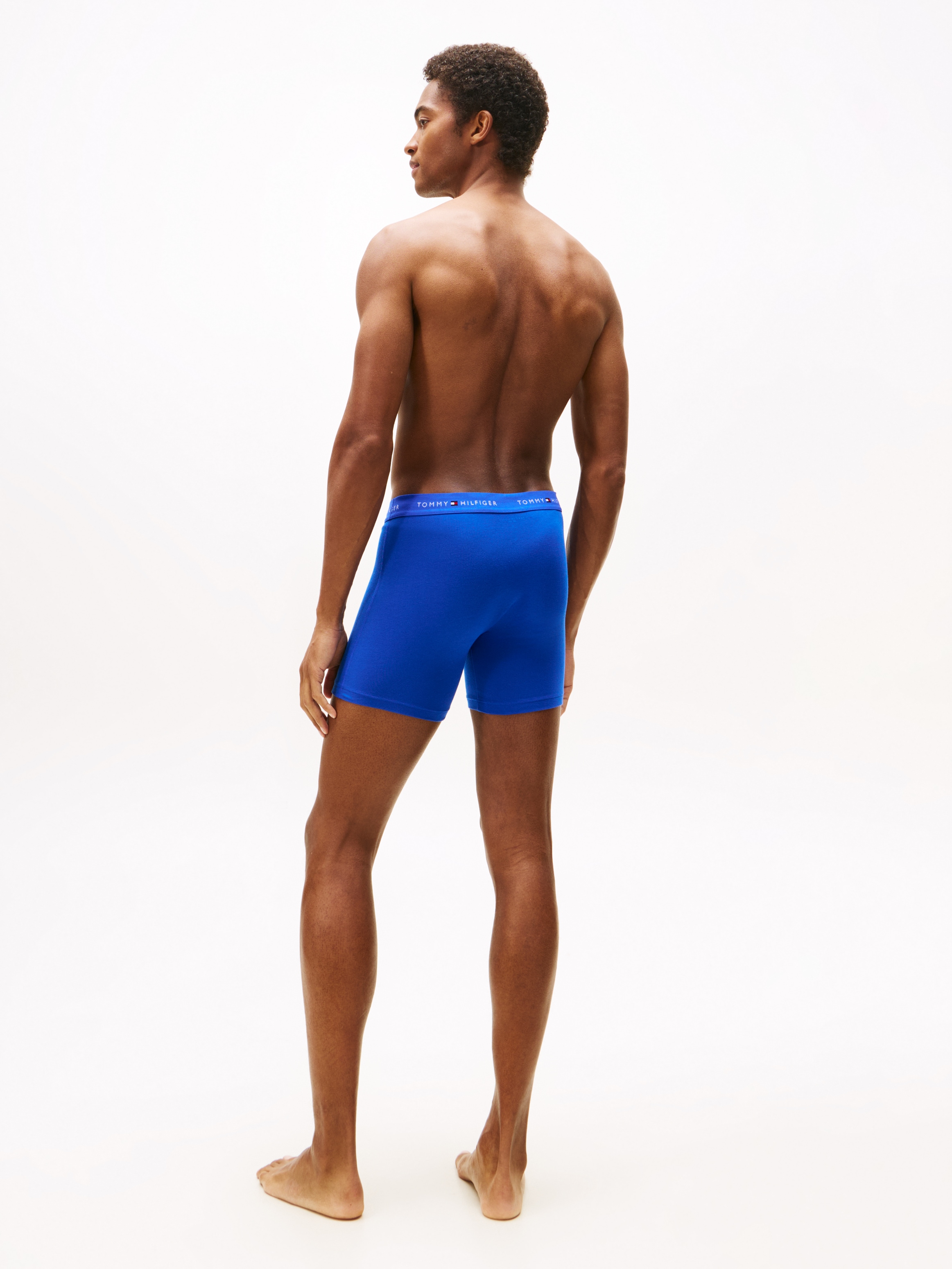 Tommy Hilfiger Underwear Boxershorts »3P BOXER BRIEF DTM«, (3 St.), mit langem Bein, elastischer Bund
