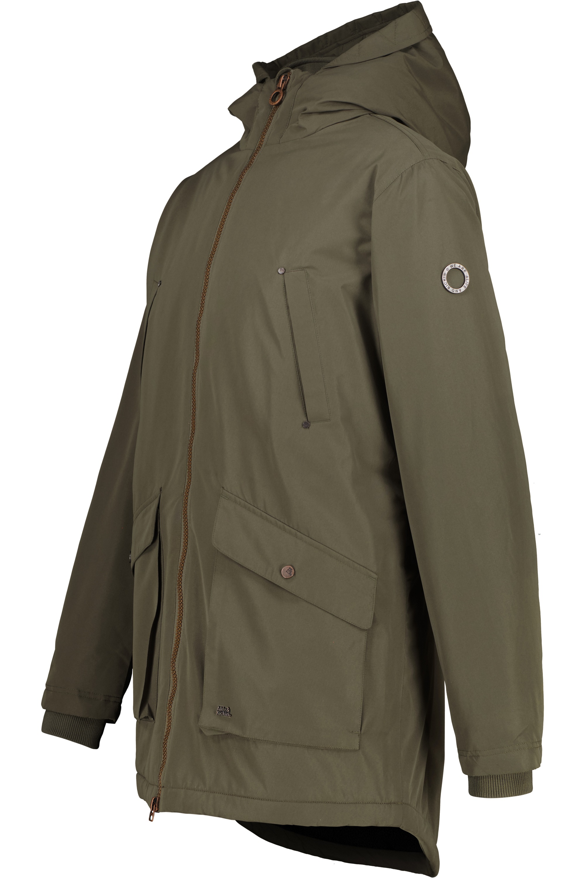 Alife & Kickin Winterjacke »Herren RonAK A«, Warm gefütterte Jacke mit großer Kapuze mit weichem Innenfutter