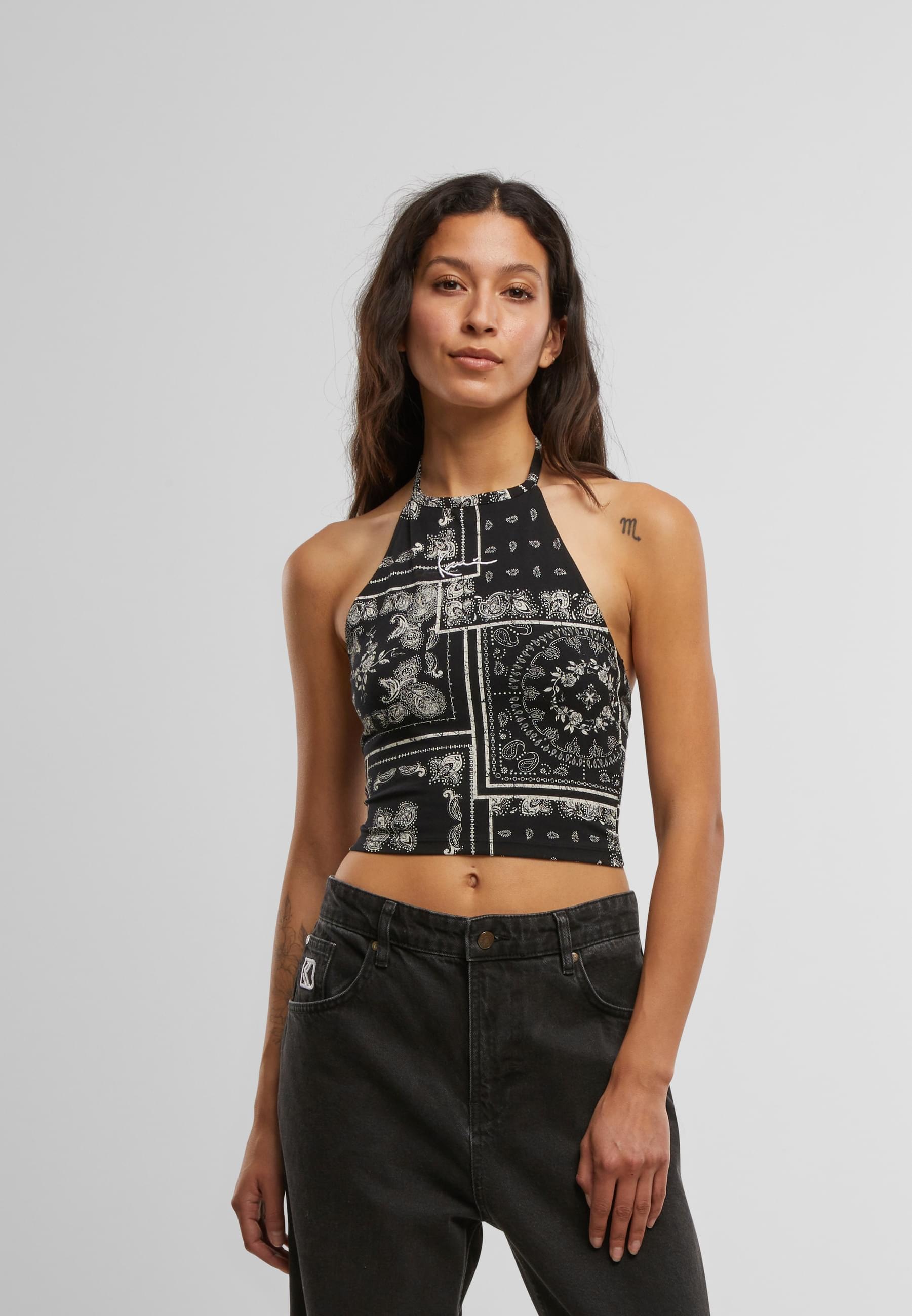 Karl Kani Muskelshirt »Karl Kani Signature Paisley Neckholder Top« 1 Stk.