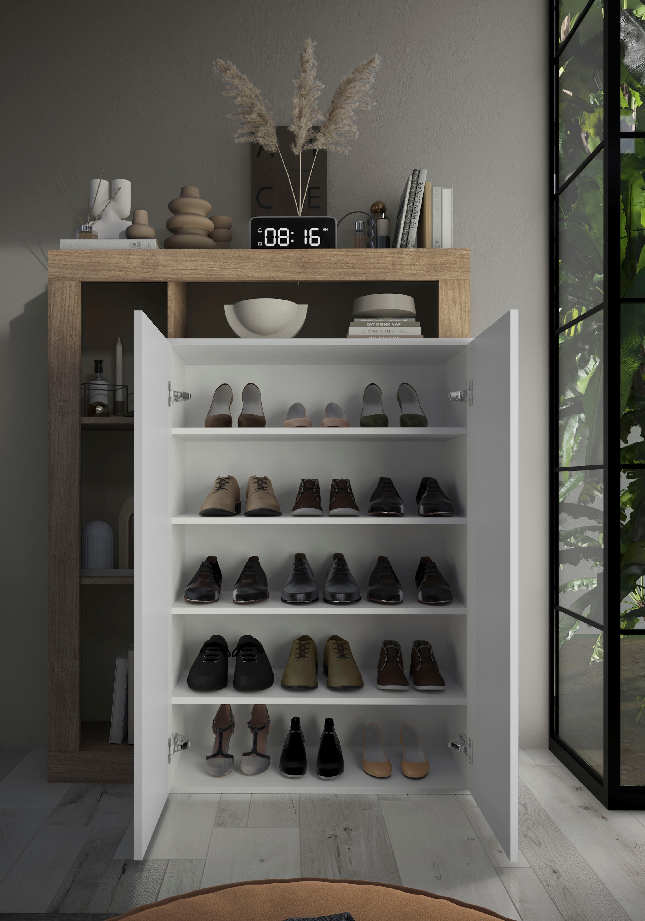 Home affaire Schuhschrank »Hamburg, Breite 108 cm« Höhe 138 cm