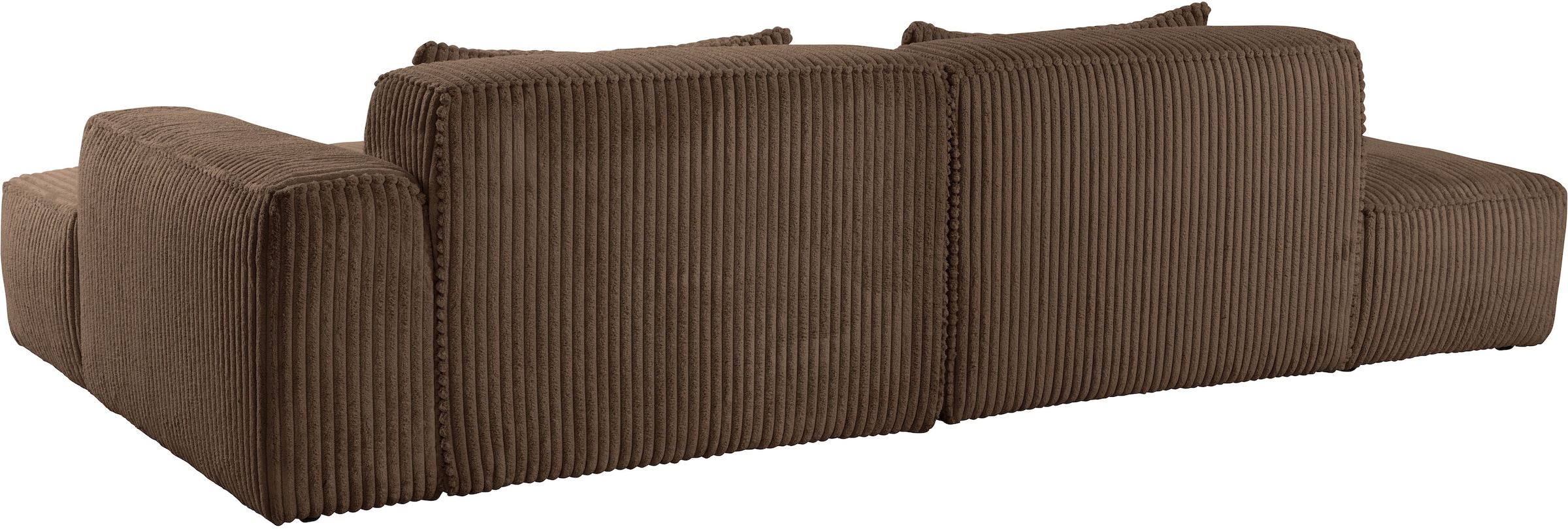 exxpo - sofa fashion Ecksofa »Billund modernes Designsofa, bequem und elegant, Breite 294cm, L-Form« modern, L-form, Wellenfedern, inklusive 2x Nierenkissen
