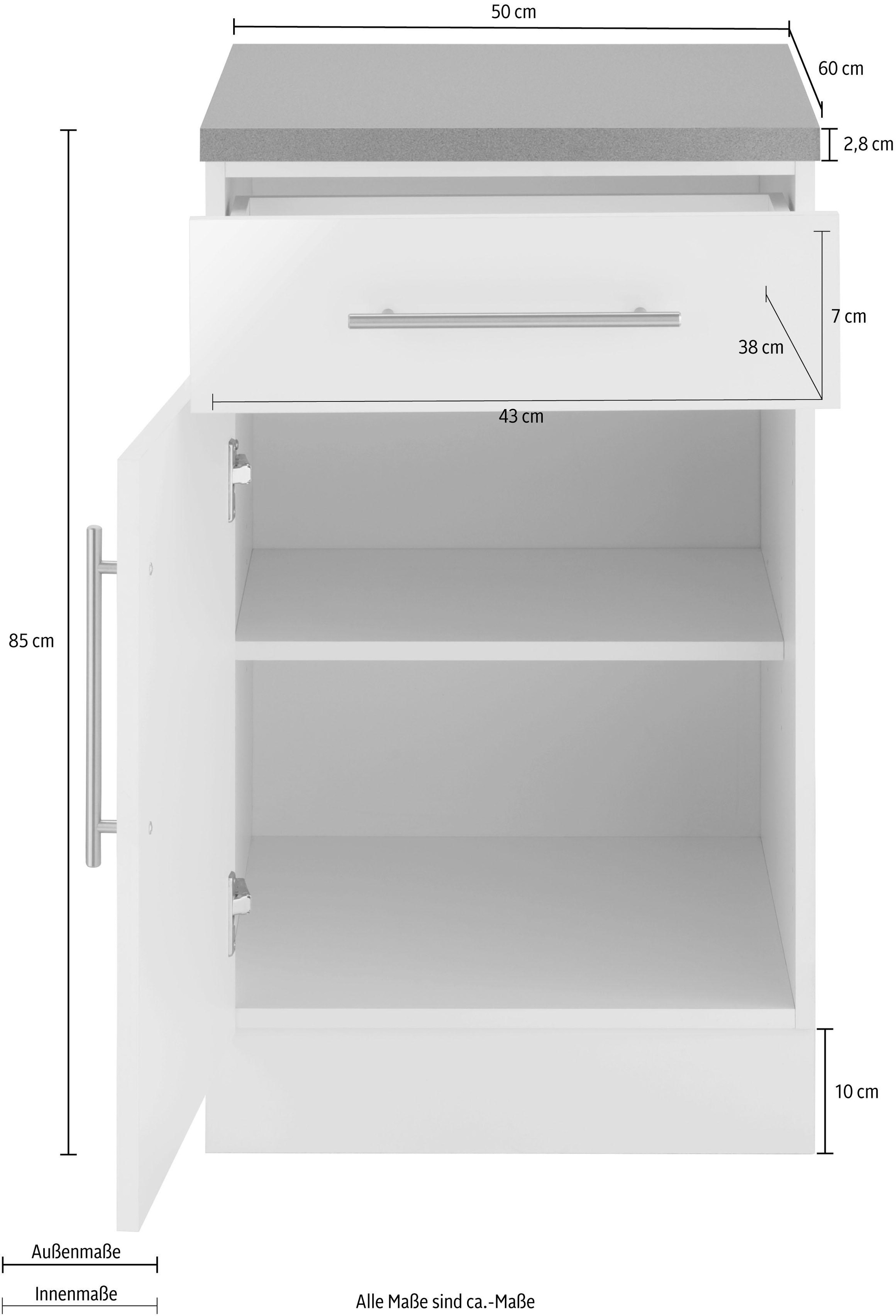 wiho Küchen Unterschrank »Cali«, 50 cm breit