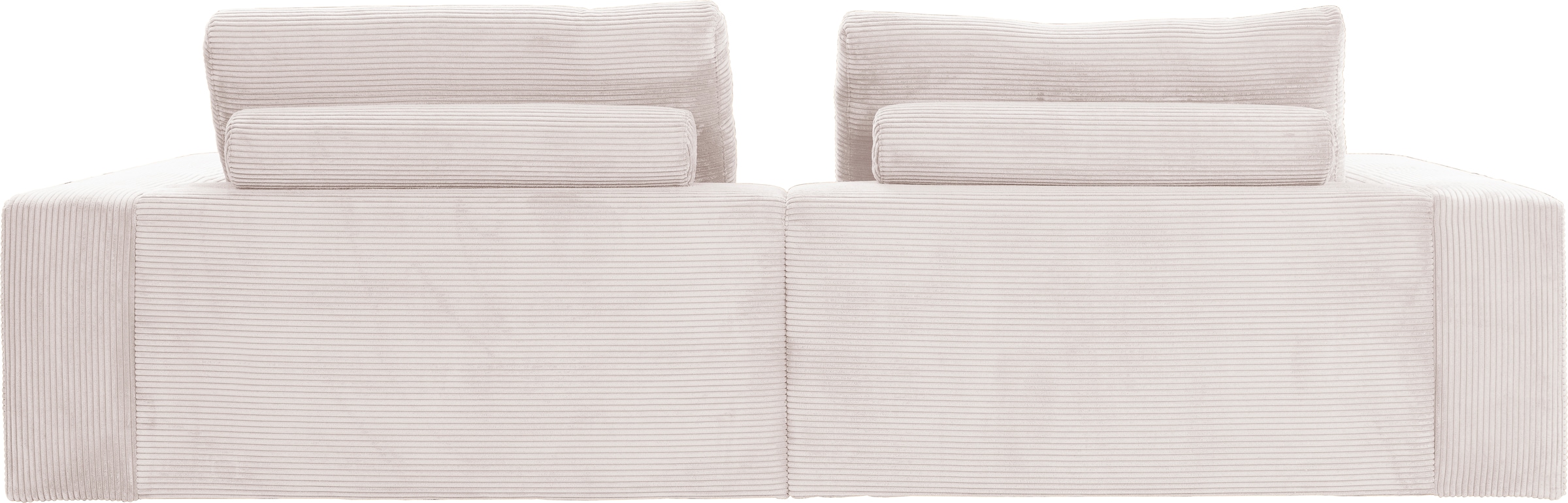 alina Big-Sofa »Sandy«, 266 cm breit und 123 cm tief, in modernem Cordstoff
