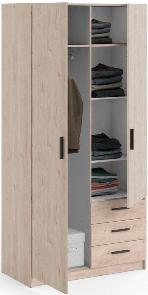INOSIGN Kleiderschrank »Sprint Drehtürenschrank, Aufbewahrung Kasten Schrank Stauraum«, Breite 98,5/147 oder 195,5 cm, je mit Einlegeböden und Kleiderstange