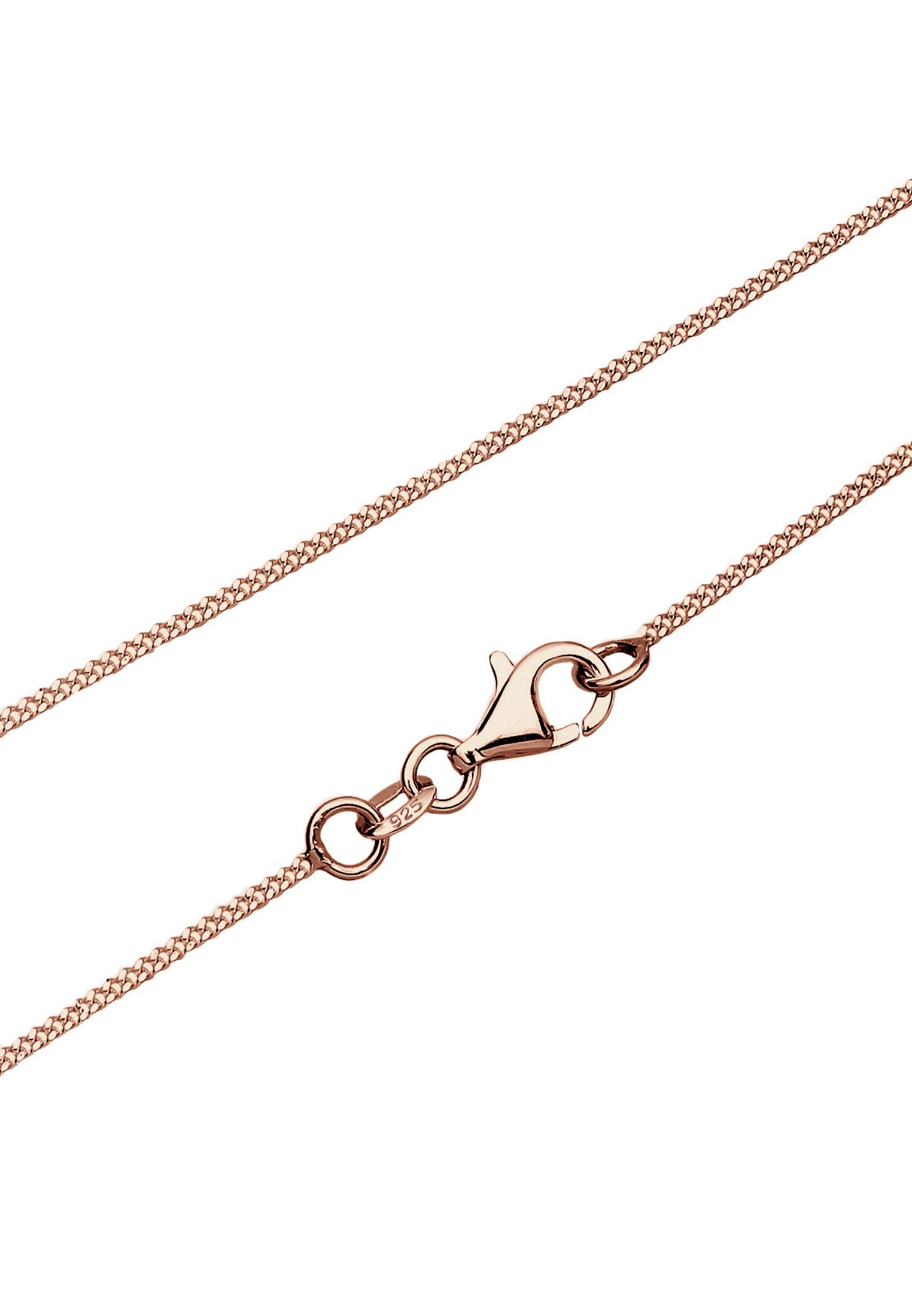 Elli Schmuckset »Stecker und Kette mit Kristall Rund 925 Sterling Silber«