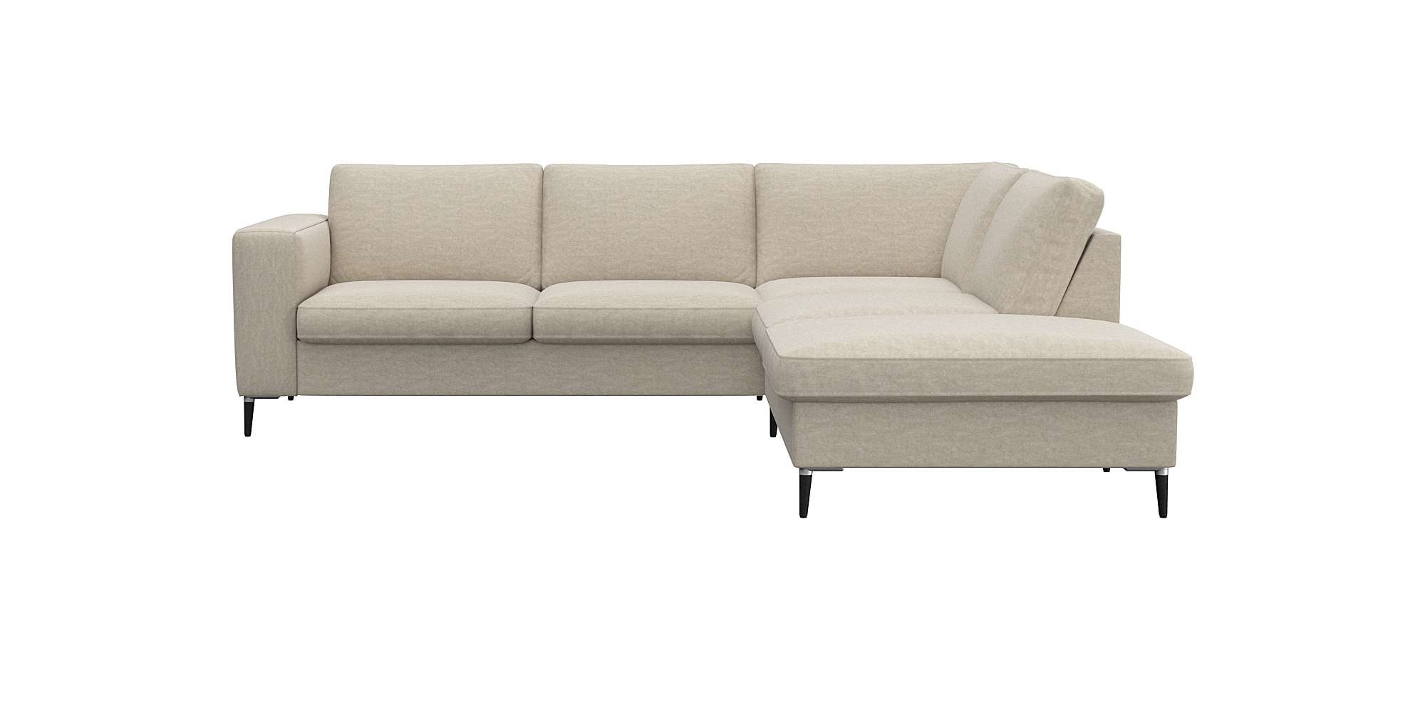 FLEXLUX Ecksofa »Fiore, bequem und komfortabel, zeitlos, L-Form«, breite Ar günstig online kaufen