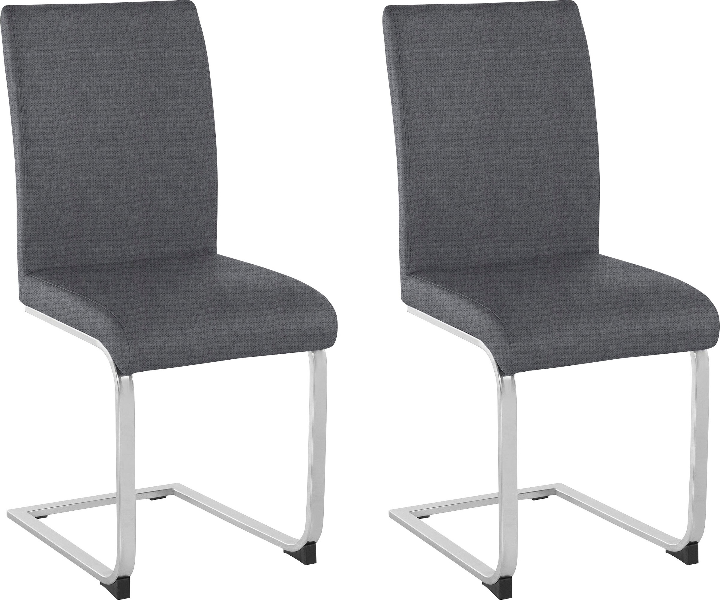Home affaire Freischwinger »Charissa«, (Set), 2 St., Strukturstoff, Bezug i günstig online kaufen