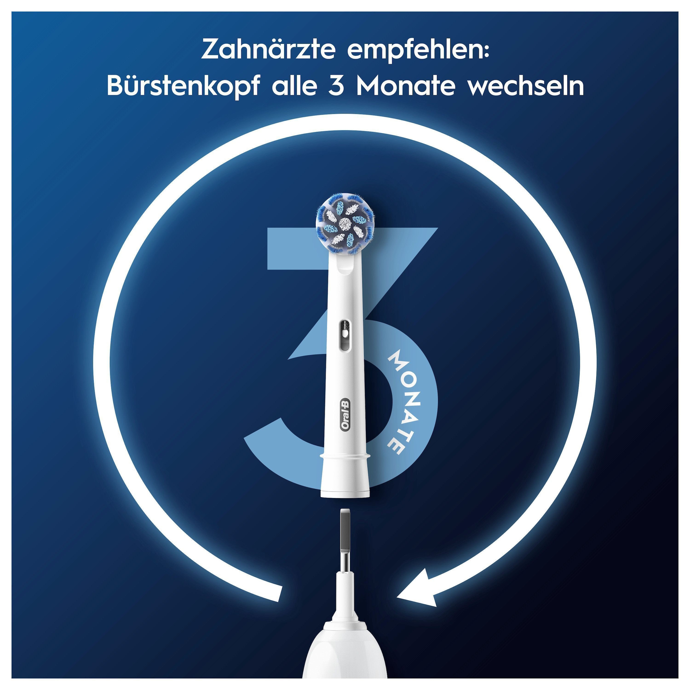 Oral-B Aufsteckbürsten »Pro Sensitive Clean« X-förmige Borsten