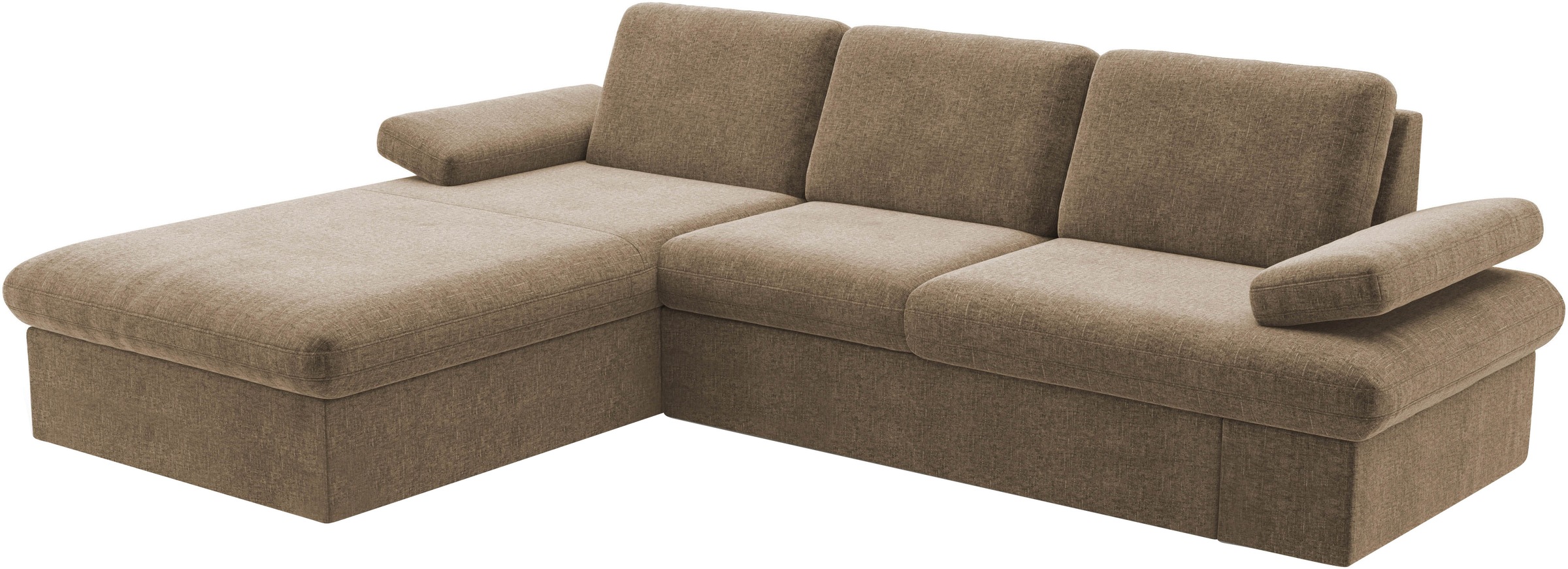 sit&more Ecksofa »Moreno«, mit Armteilverstellung,wahlweise mit Bettfunktion